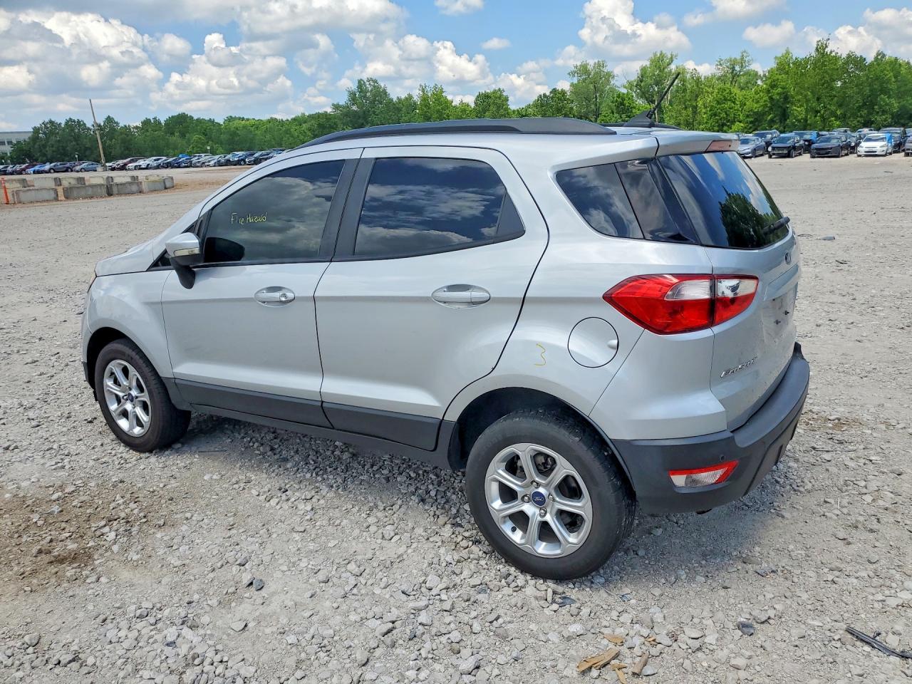 2019 Ford Ecosport Se Gray vin: MAJ6S3GL7KC307386