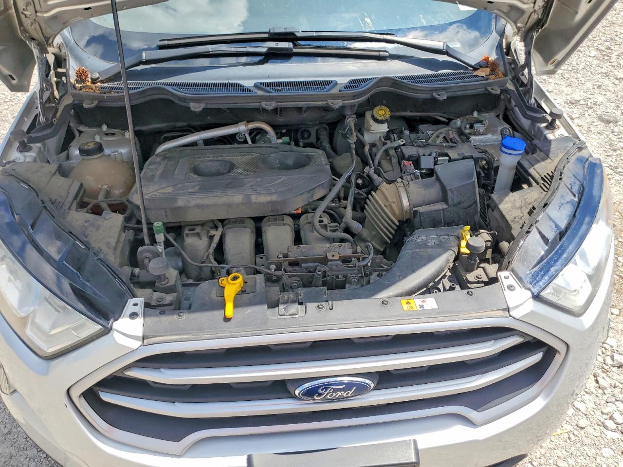 2019 Ford Ecosport Se Gray vin: MAJ6S3GL7KC307386