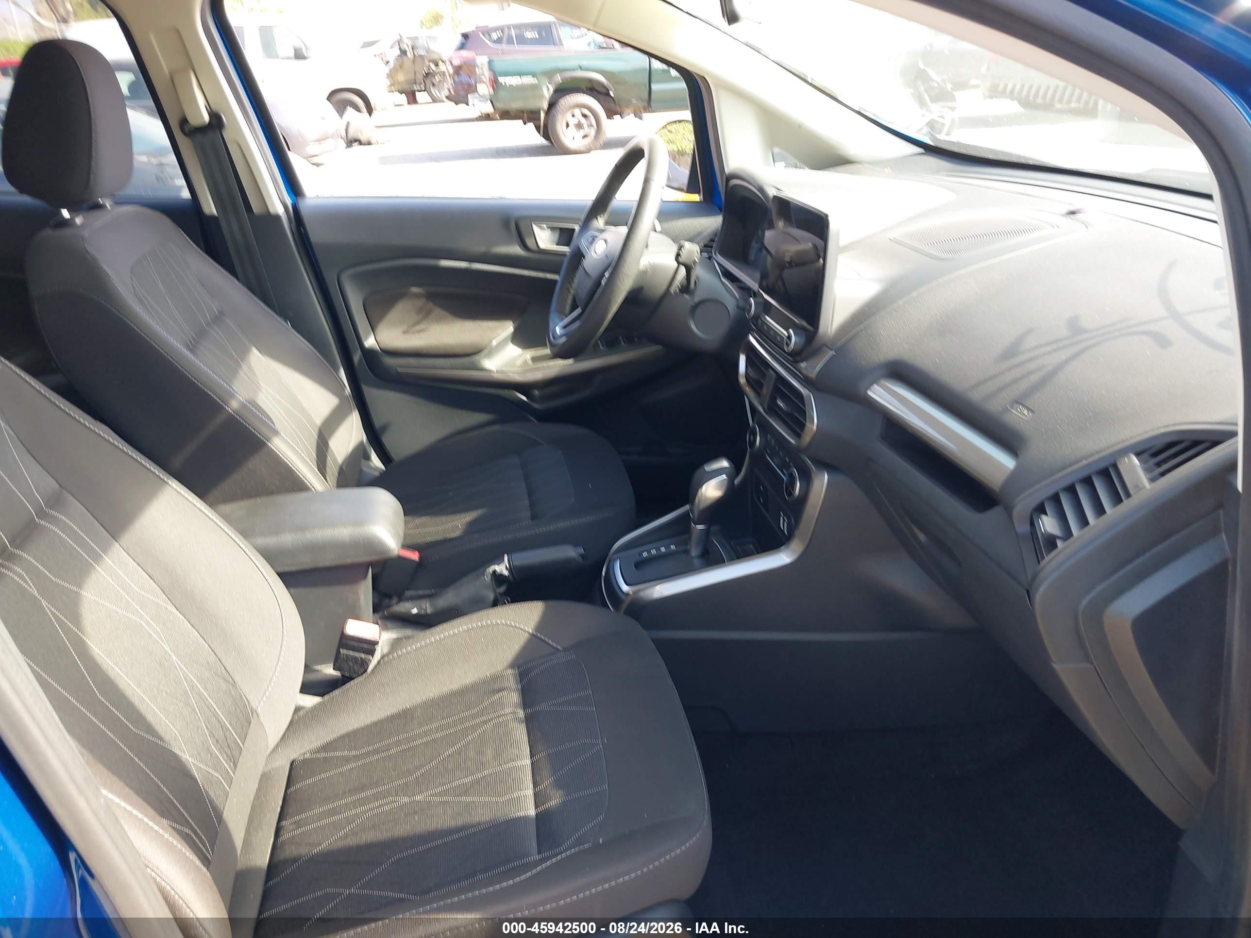 2020 Ford Ecosport Se Blue vin: MAJ6S3GLXLC346975