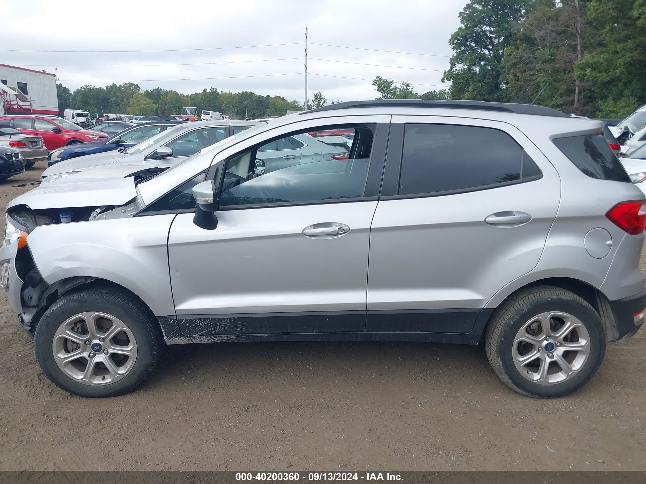 2021 Ford Ecosport Se Silver vin: MAJ6S3GLXMC402379