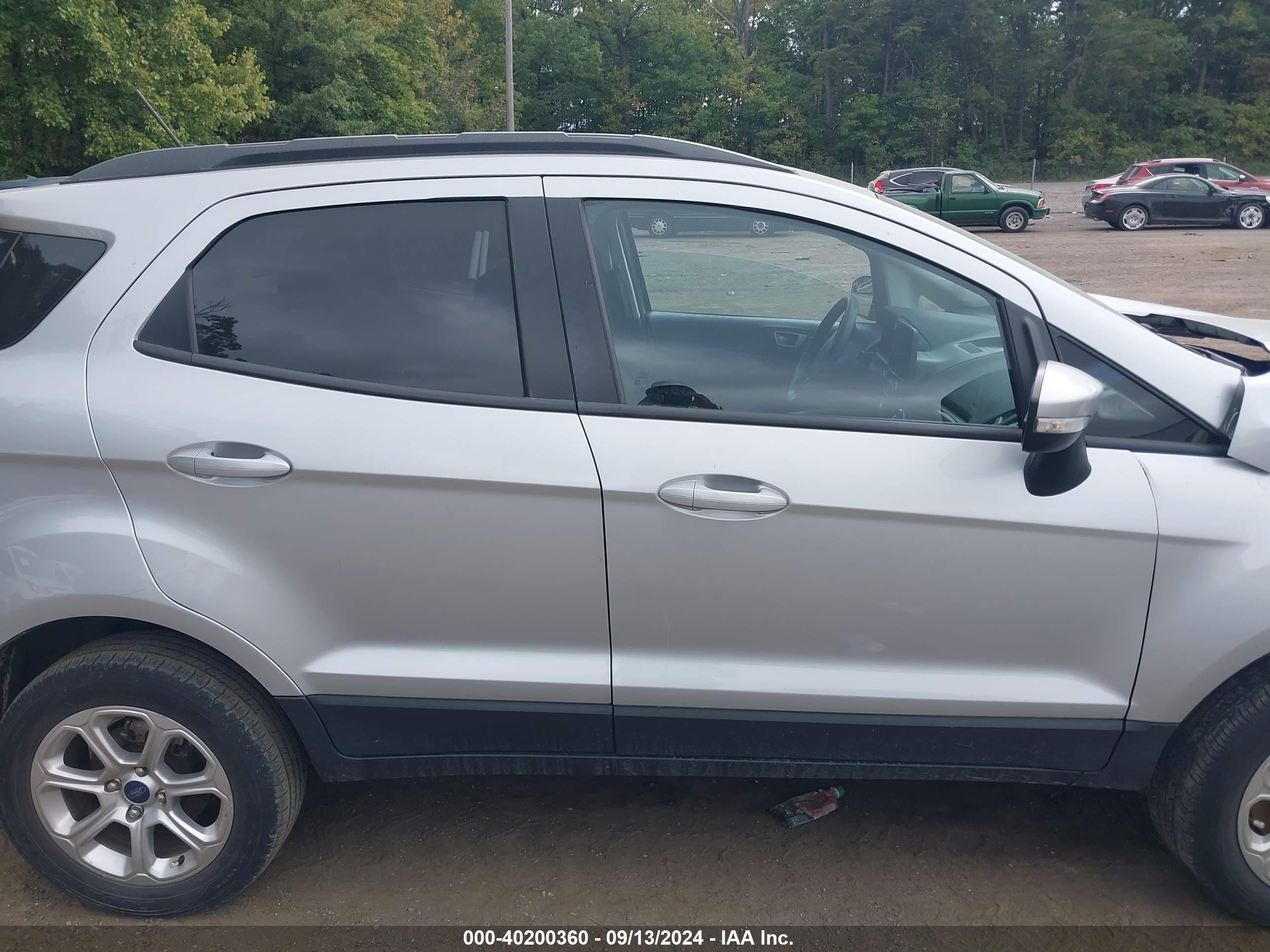 2021 Ford Ecosport Se Silver vin: MAJ6S3GLXMC402379