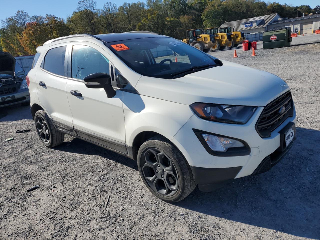 2022 Ford Ecosport Ses White vin: MAJ6S3JL2NC457189