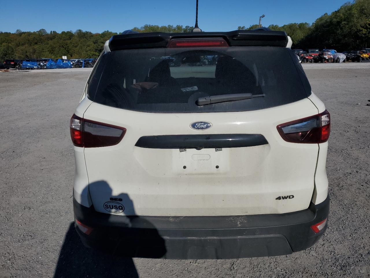 2022 Ford Ecosport Ses White vin: MAJ6S3JL2NC457189
