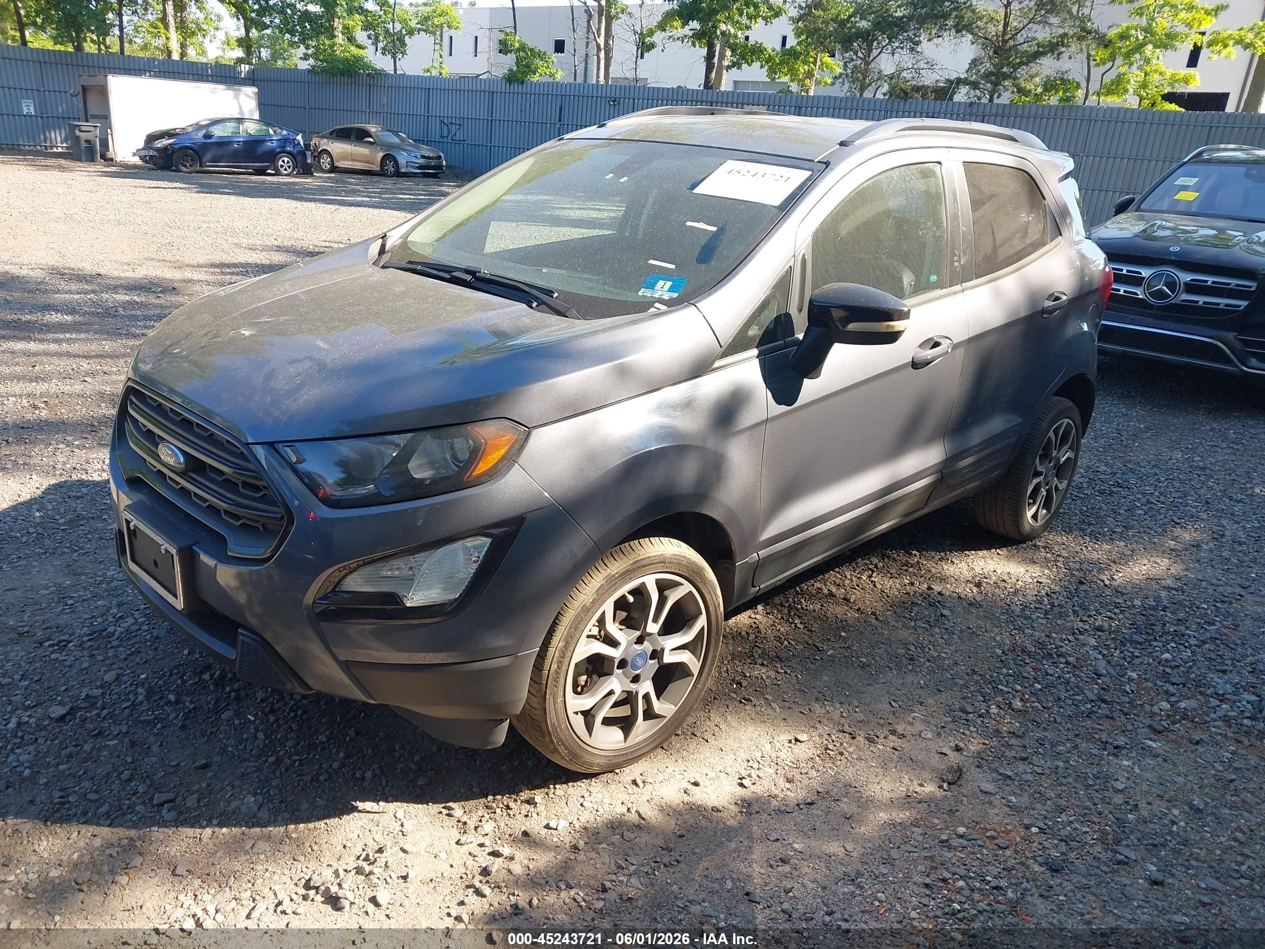 2020 Ford Ecosport Ses Gray vin: MAJ6S3JL3LC312689