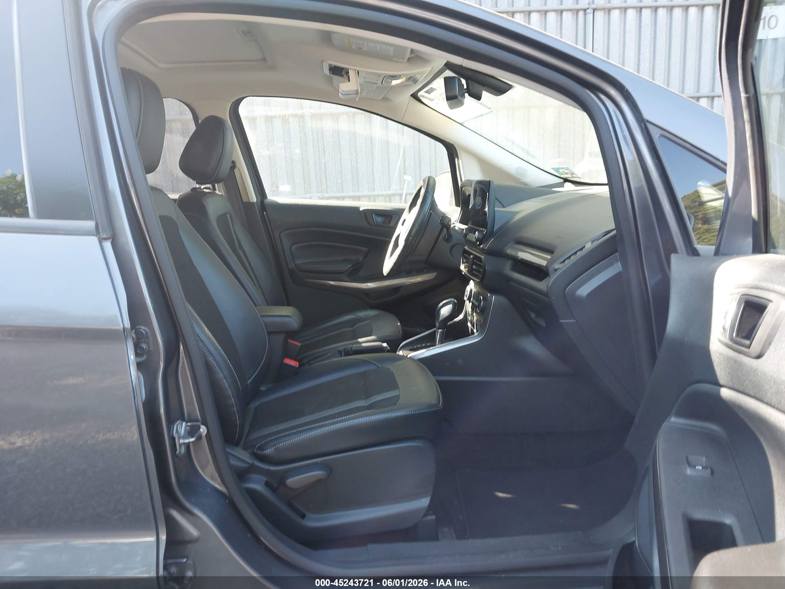 2020 Ford Ecosport Ses Gray vin: MAJ6S3JL3LC312689