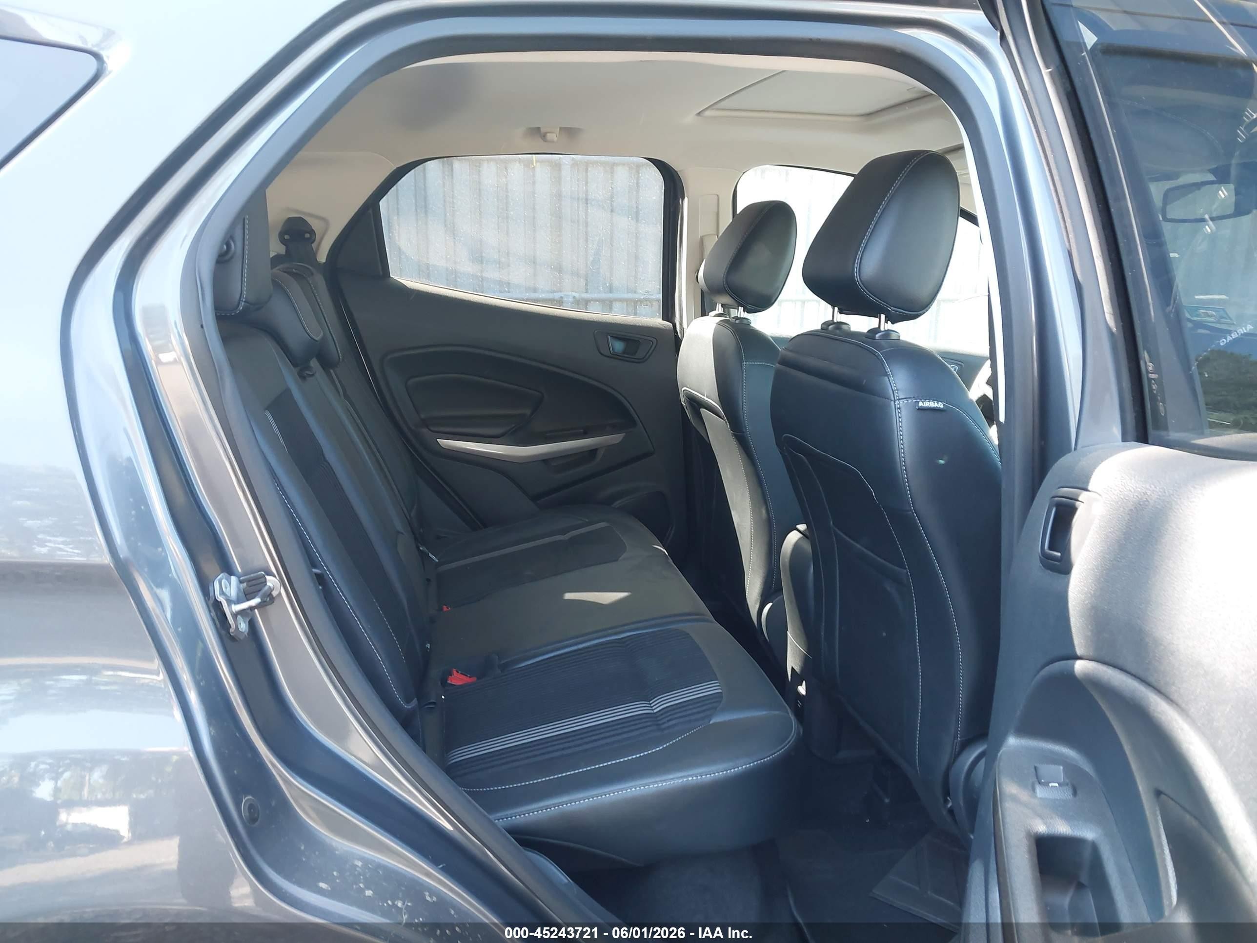 2020 Ford Ecosport Ses Gray vin: MAJ6S3JL3LC312689