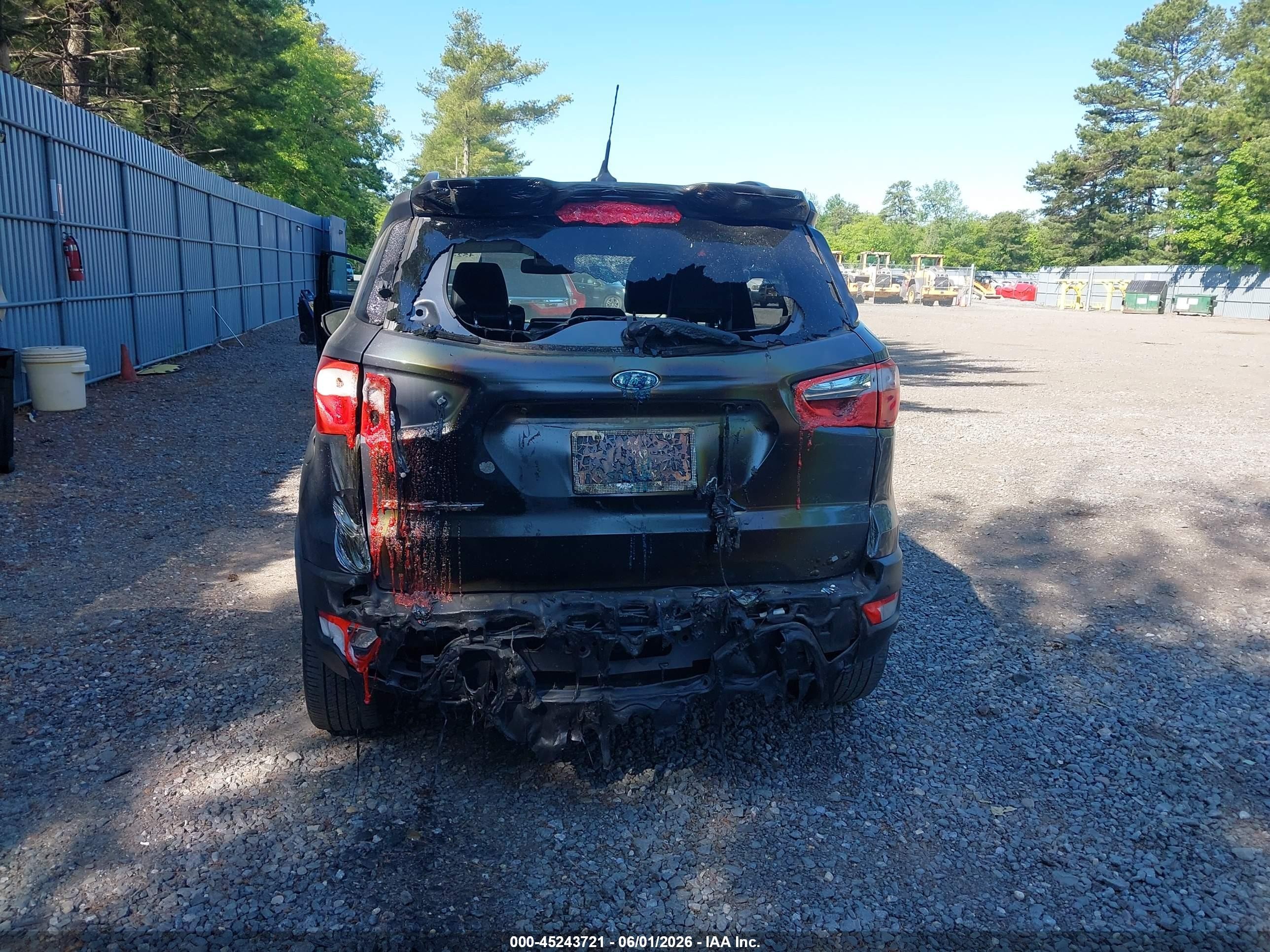 2020 Ford Ecosport Ses Gray vin: MAJ6S3JL3LC312689