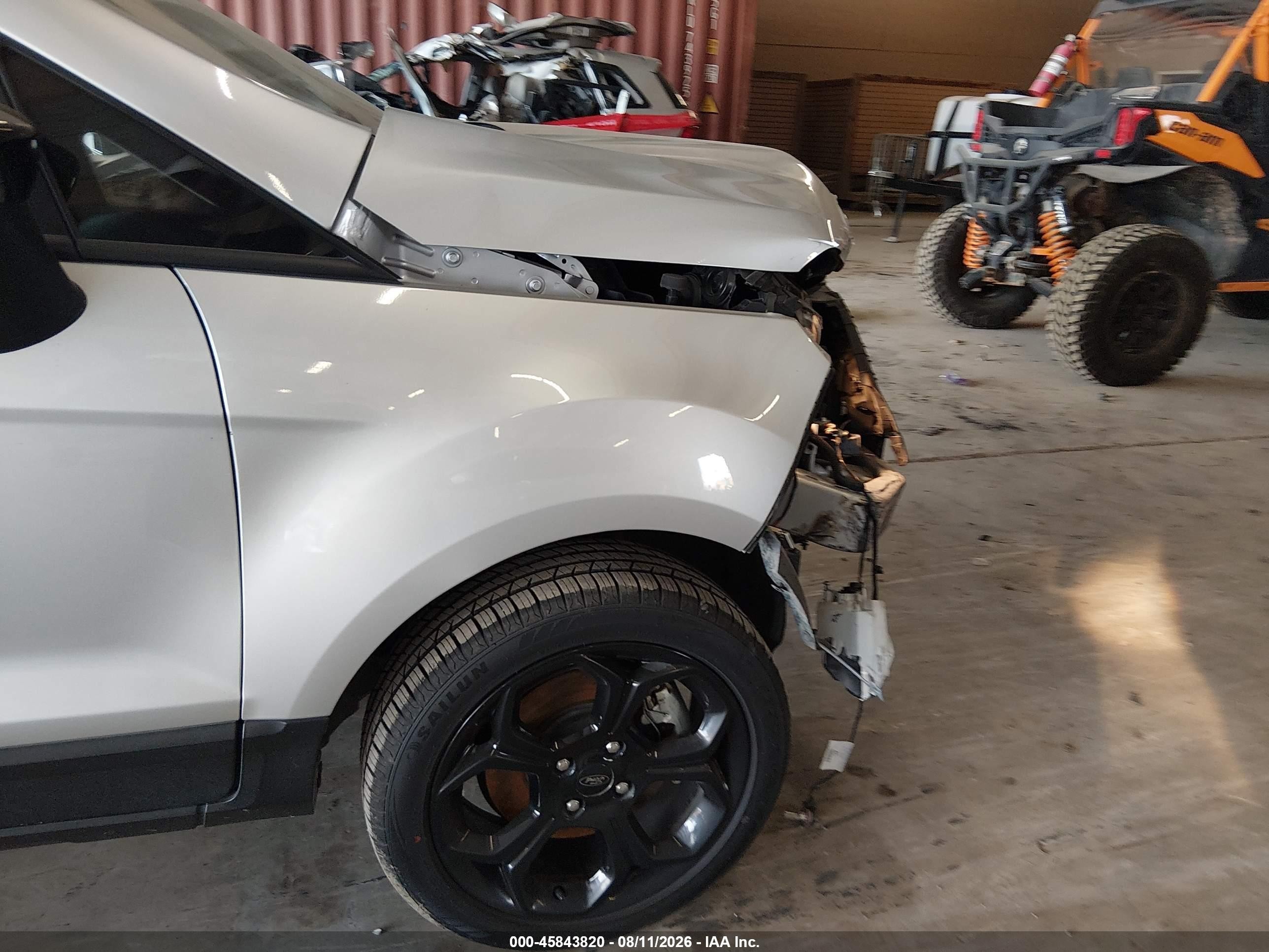 2021 Ford Ecosport Ses Silver vin: MAJ6S3JL5MC440840