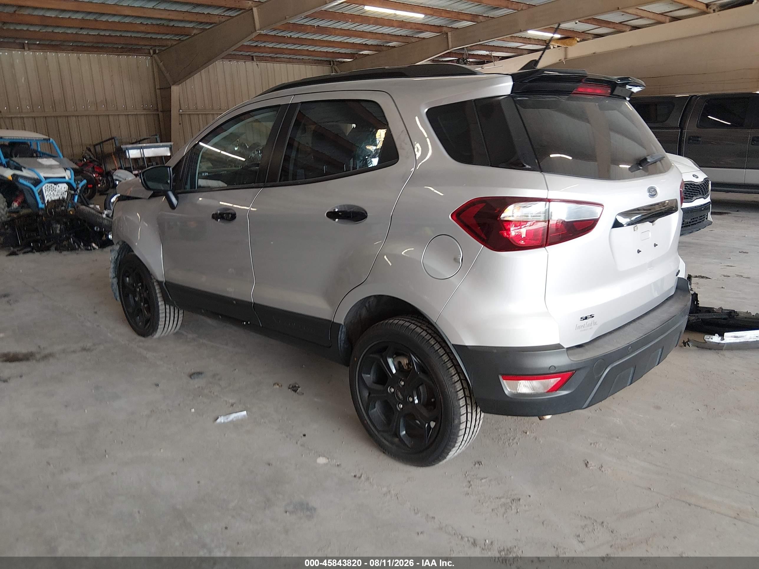 2021 Ford Ecosport Ses Silver vin: MAJ6S3JL5MC440840