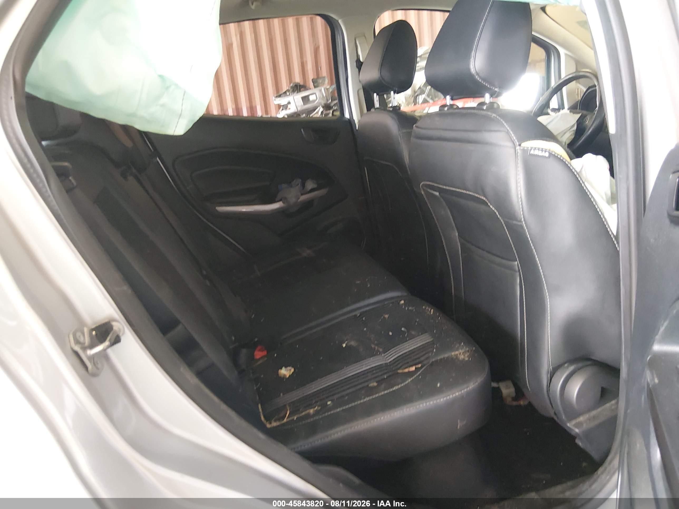 2021 Ford Ecosport Ses Silver vin: MAJ6S3JL5MC440840