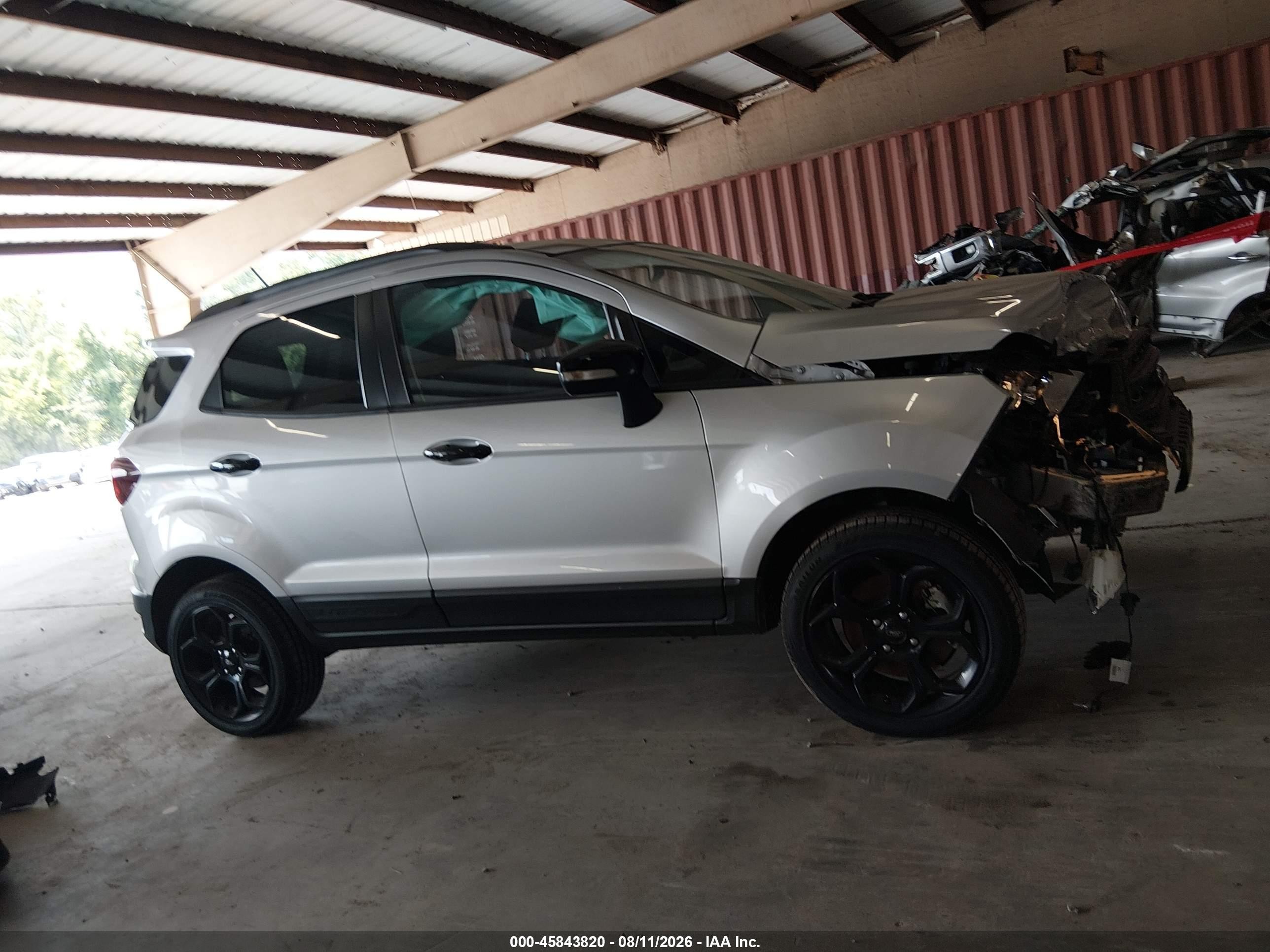2021 Ford Ecosport Ses Silver vin: MAJ6S3JL5MC440840