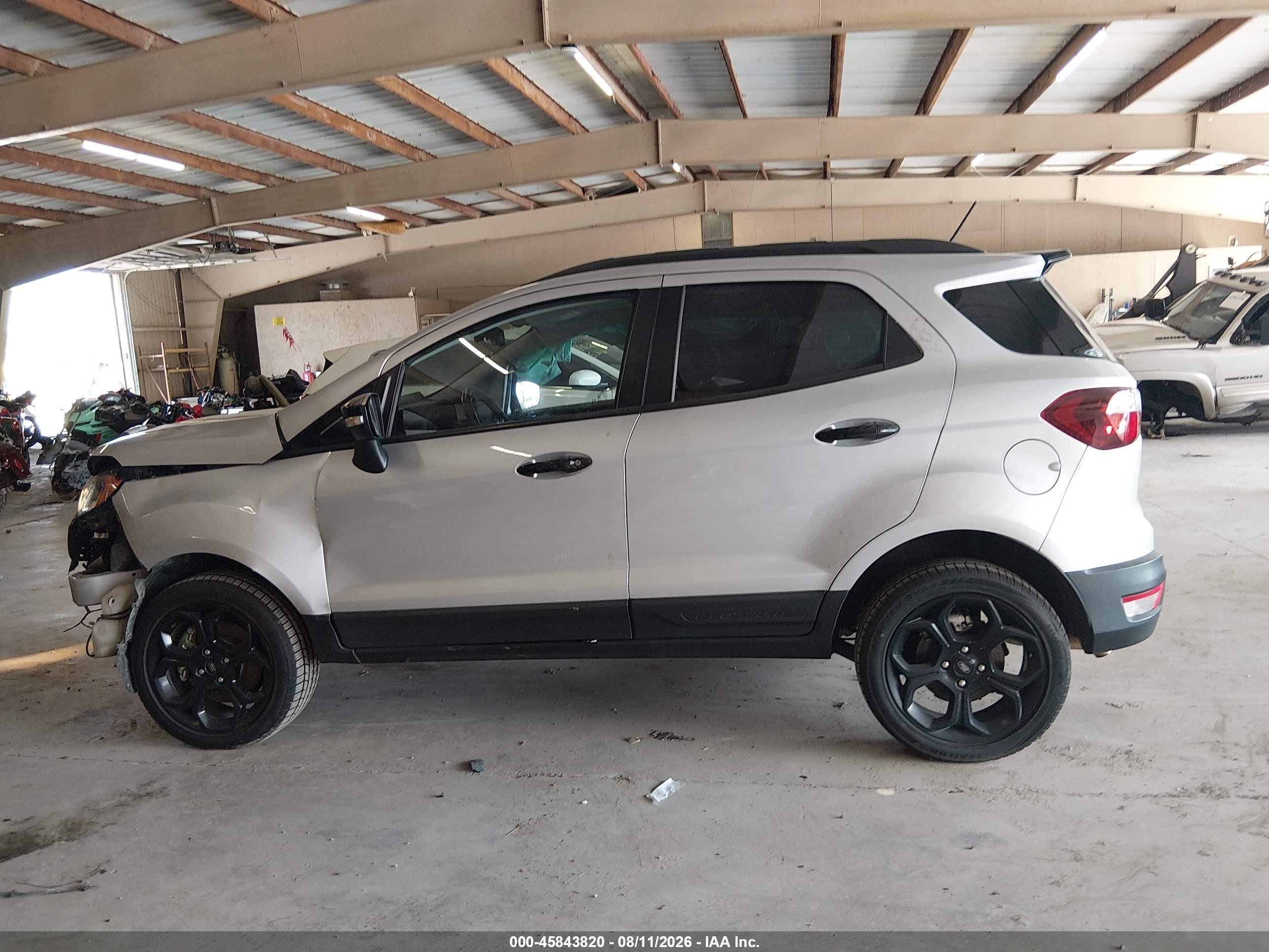 2021 Ford Ecosport Ses Silver vin: MAJ6S3JL5MC440840