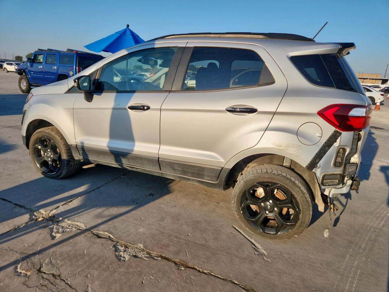 2021 Ford Ecosport Ses Серебряный vin: MAJ6S3JL6MC455038
