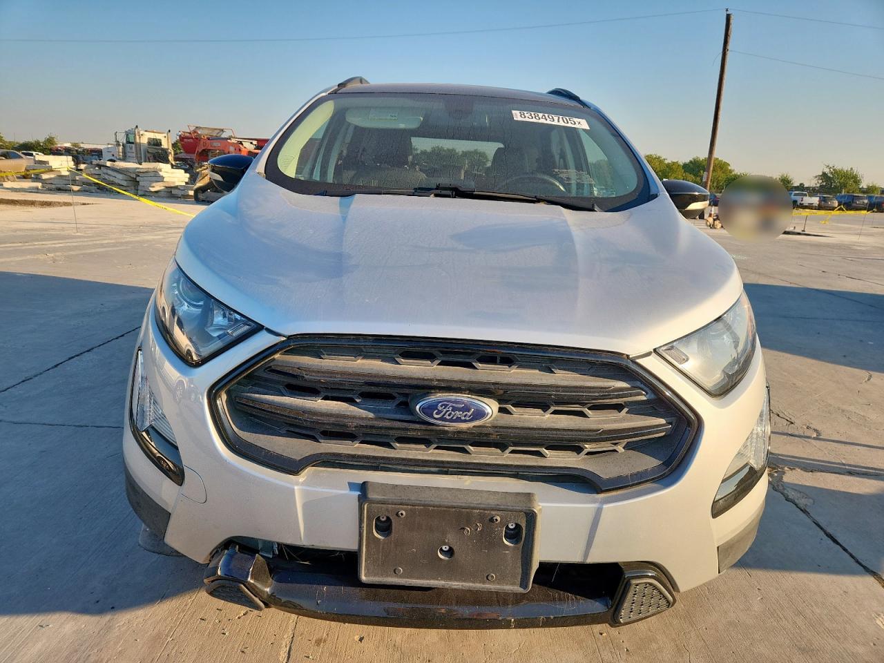 2021 Ford Ecosport Ses Серебряный vin: MAJ6S3JL6MC455038