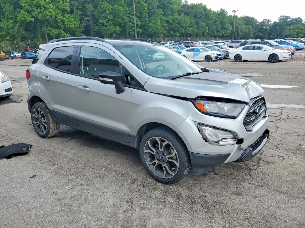 2019 Ford Ecosport Ses Silver vin: MAJ6S3JL7KC253161
