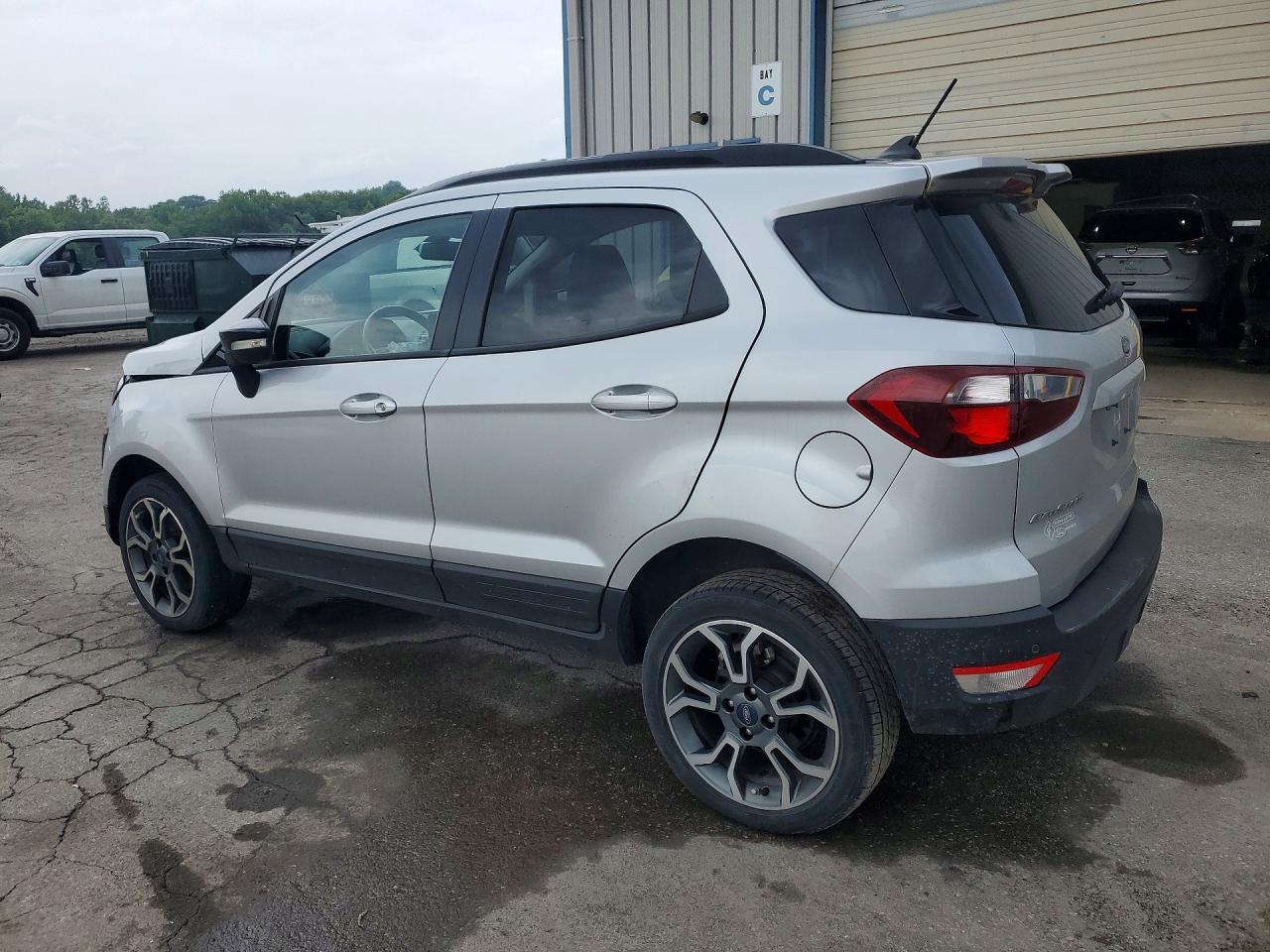 2019 Ford Ecosport Ses Silver vin: MAJ6S3JL7KC253161