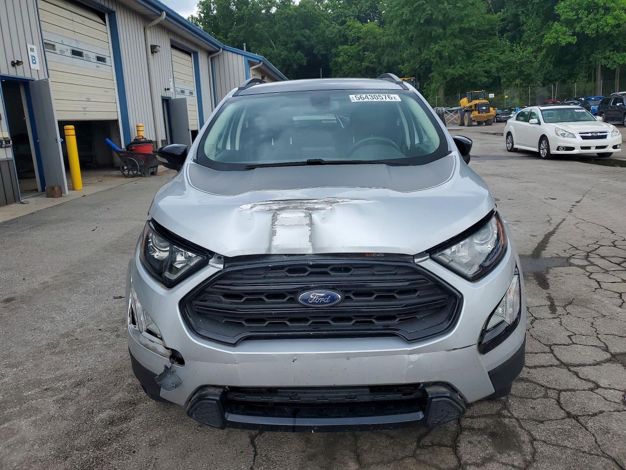 2019 Ford Ecosport Ses Silver vin: MAJ6S3JL7KC253161