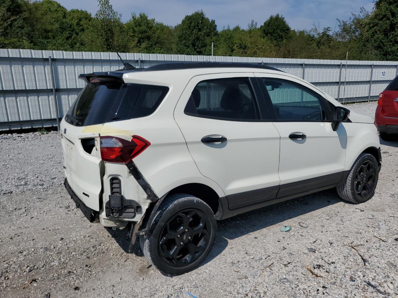 2021 Ford Ecosport Ses Белый vin: MAJ6S3JL8MC396770