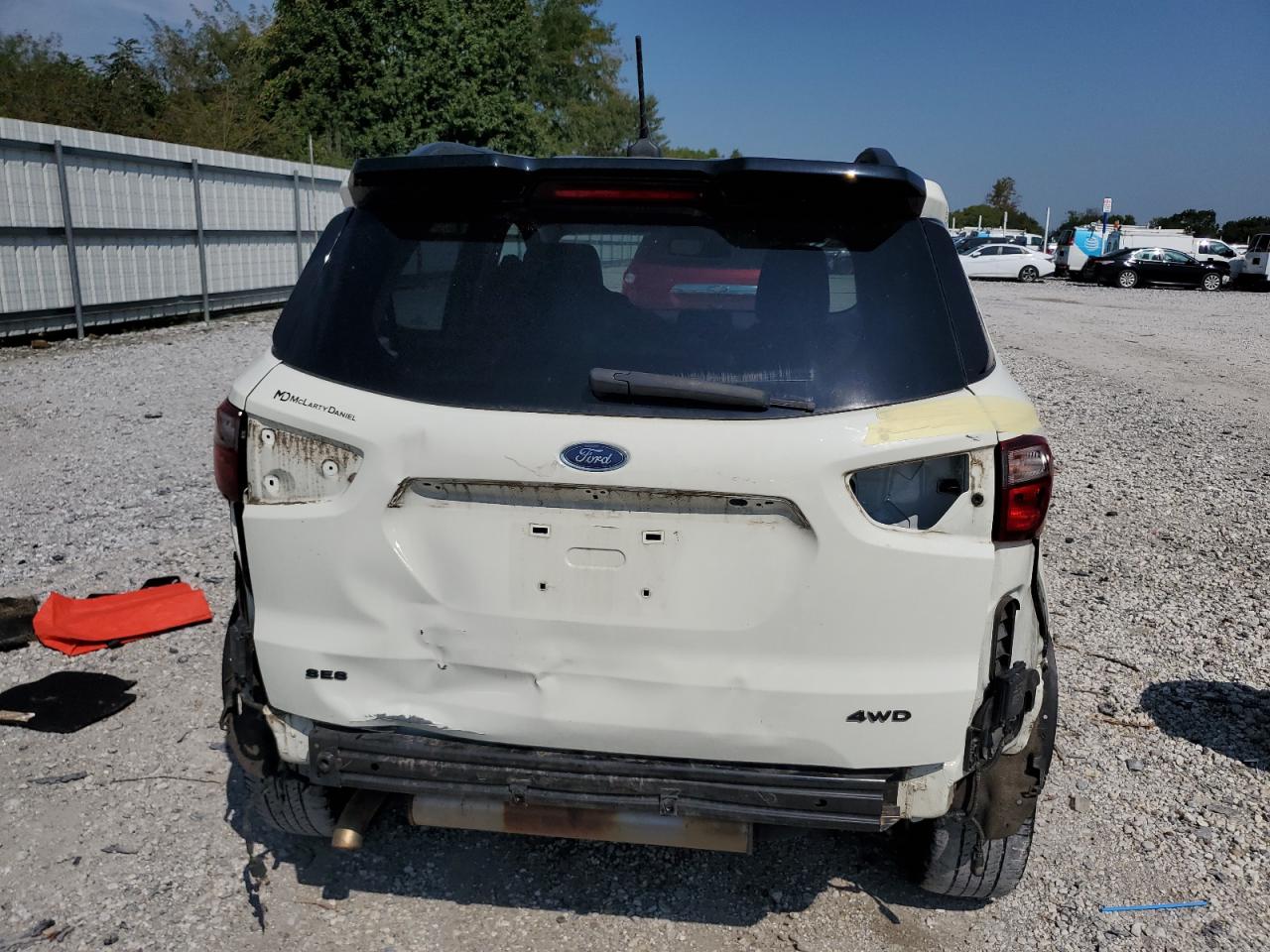 2021 Ford Ecosport Ses Белый vin: MAJ6S3JL8MC396770