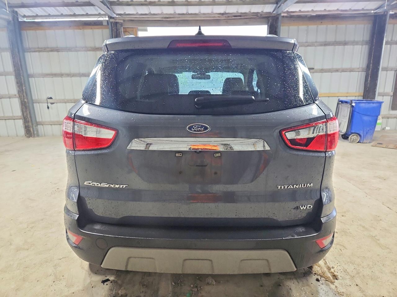2021 Ford Ecosport Titanium Gray vin: MAJ6S3KL2MC403291