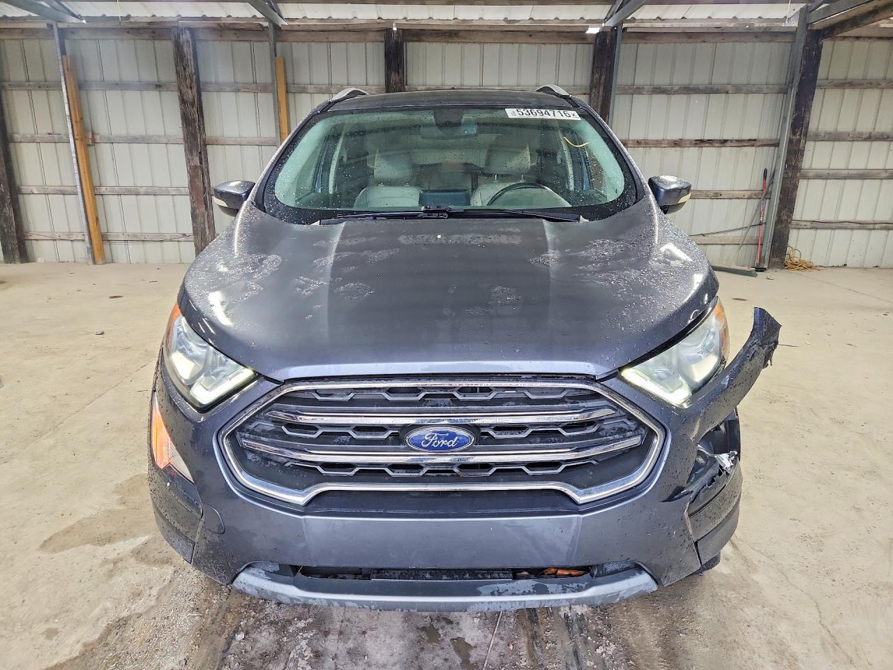 2021 Ford Ecosport Titanium Gray vin: MAJ6S3KL2MC403291