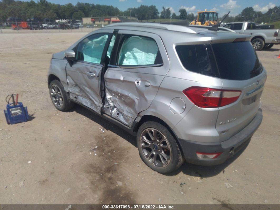 2020 Ford Ecosport Titanium Silver vin: MAJ6S3KL5LC351587
