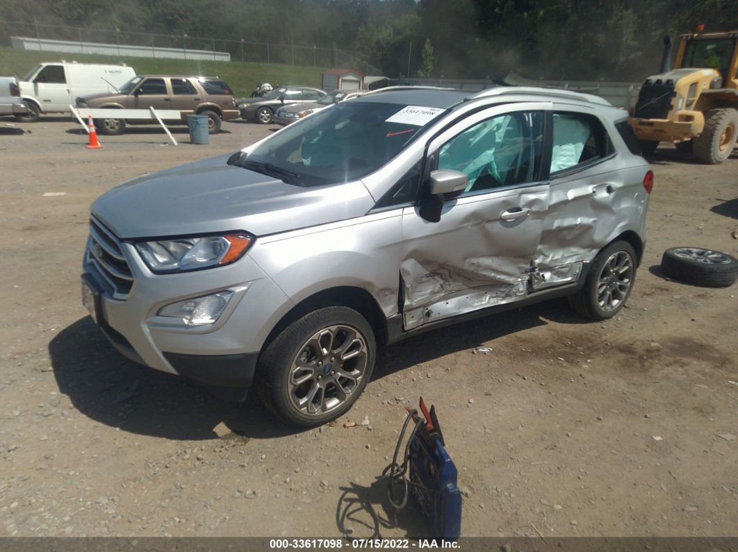 2020 Ford Ecosport Titanium Silver vin: MAJ6S3KL5LC351587