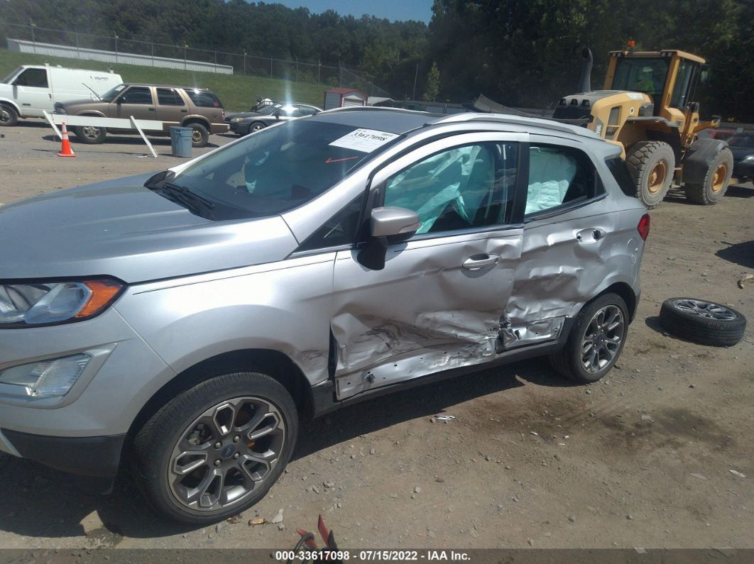 2020 Ford Ecosport Titanium Silver vin: MAJ6S3KL5LC351587