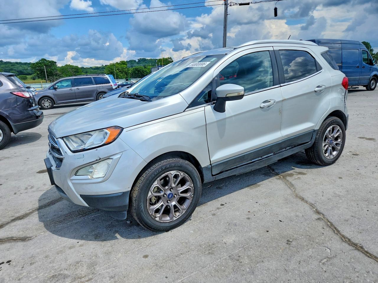 2020 Ford Ecosport Titanium Silver vin: MAJ6S3KL5LC351587