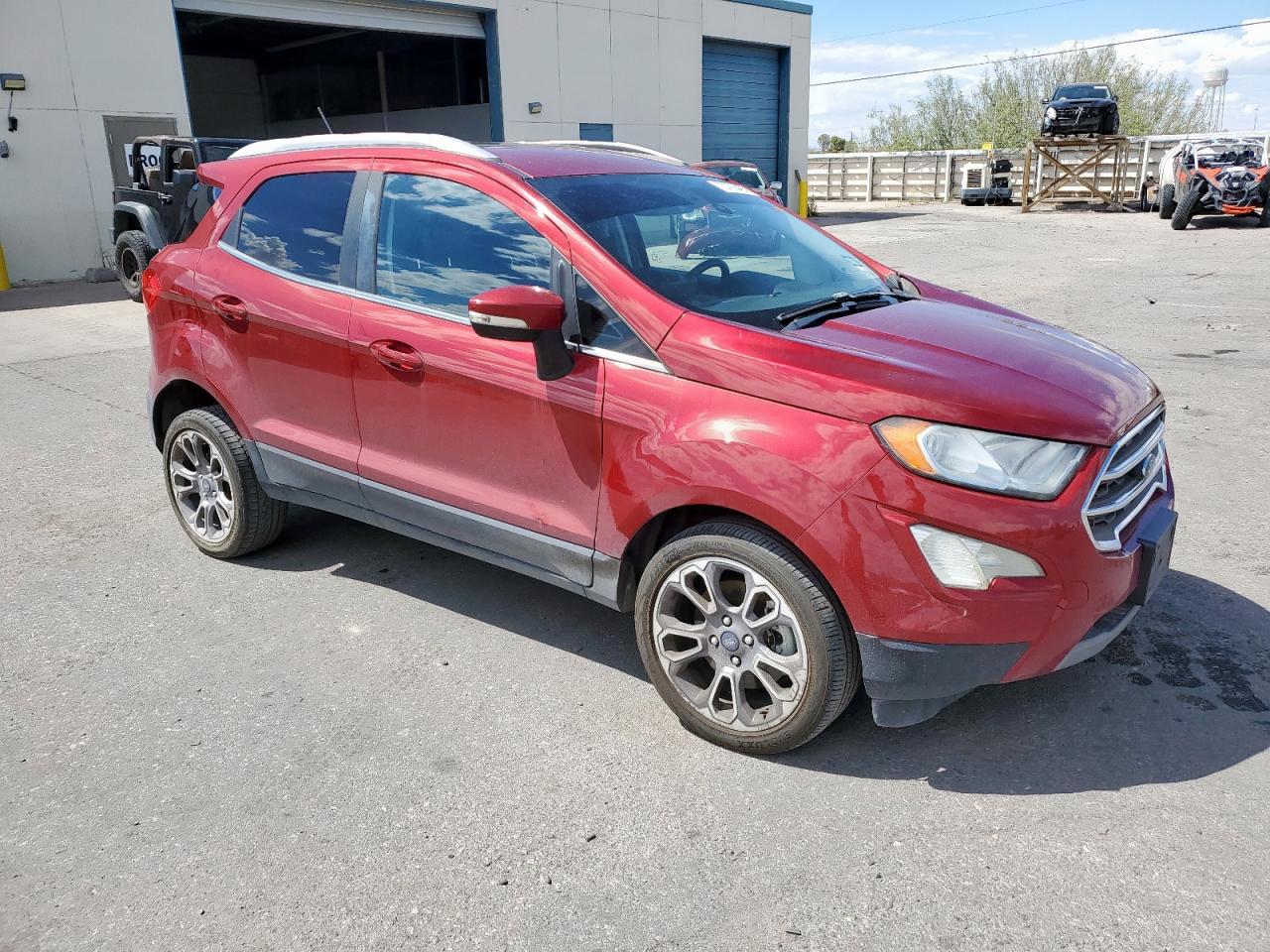2020 Ford Ecosport Titanium Красный vin: MAJ6S3KL5LC376912