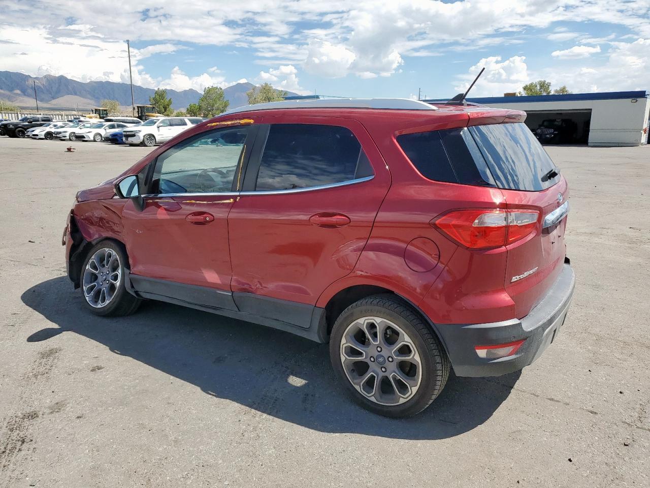 2020 Ford Ecosport Titanium Красный vin: MAJ6S3KL5LC376912