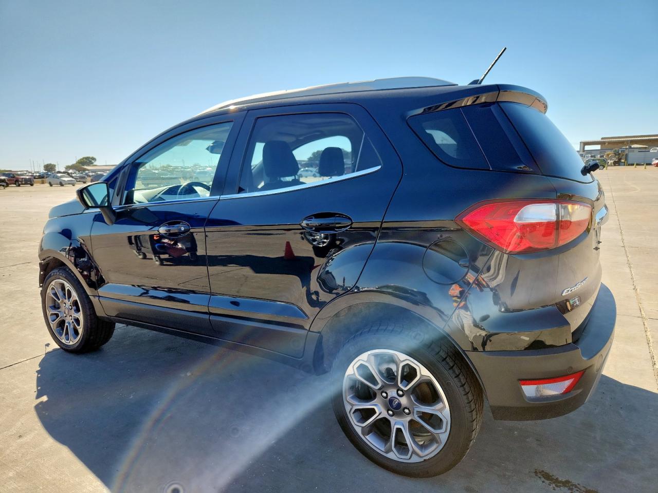 2021 Ford Ecosport Titanium Черный vin: MAJ6S3KL5MC401924