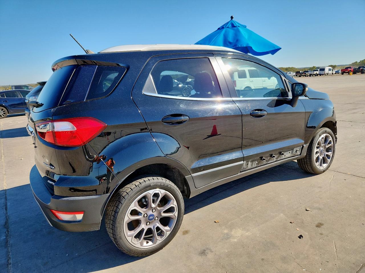 2021 Ford Ecosport Titanium Черный vin: MAJ6S3KL5MC401924