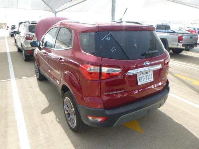 2021 Ford Ecosport Titanium Red vin: MAJ6S3KL6MC407358