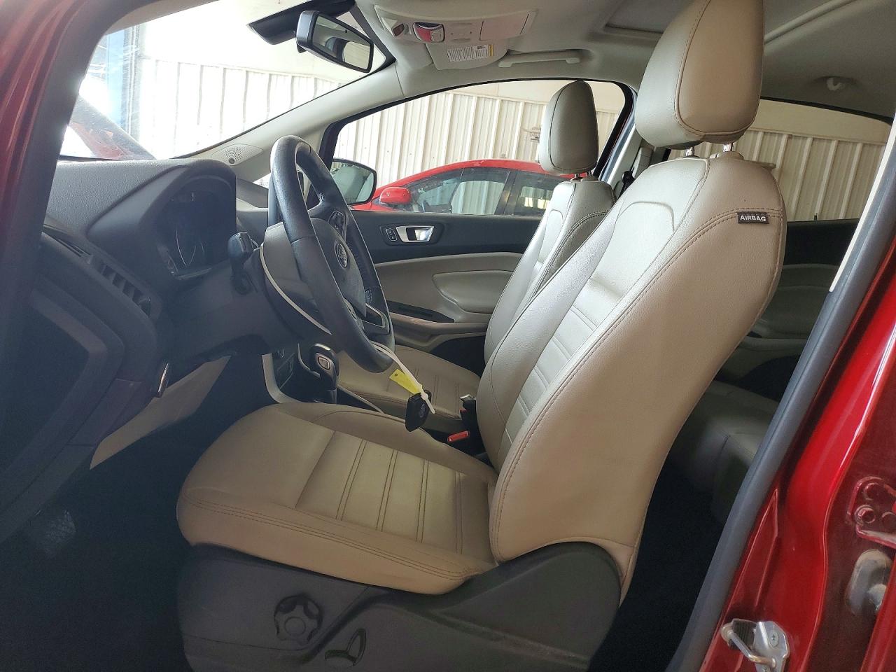 2021 Ford Ecosport Titanium Burgundy vin: MAJ6S3KL6MC407358