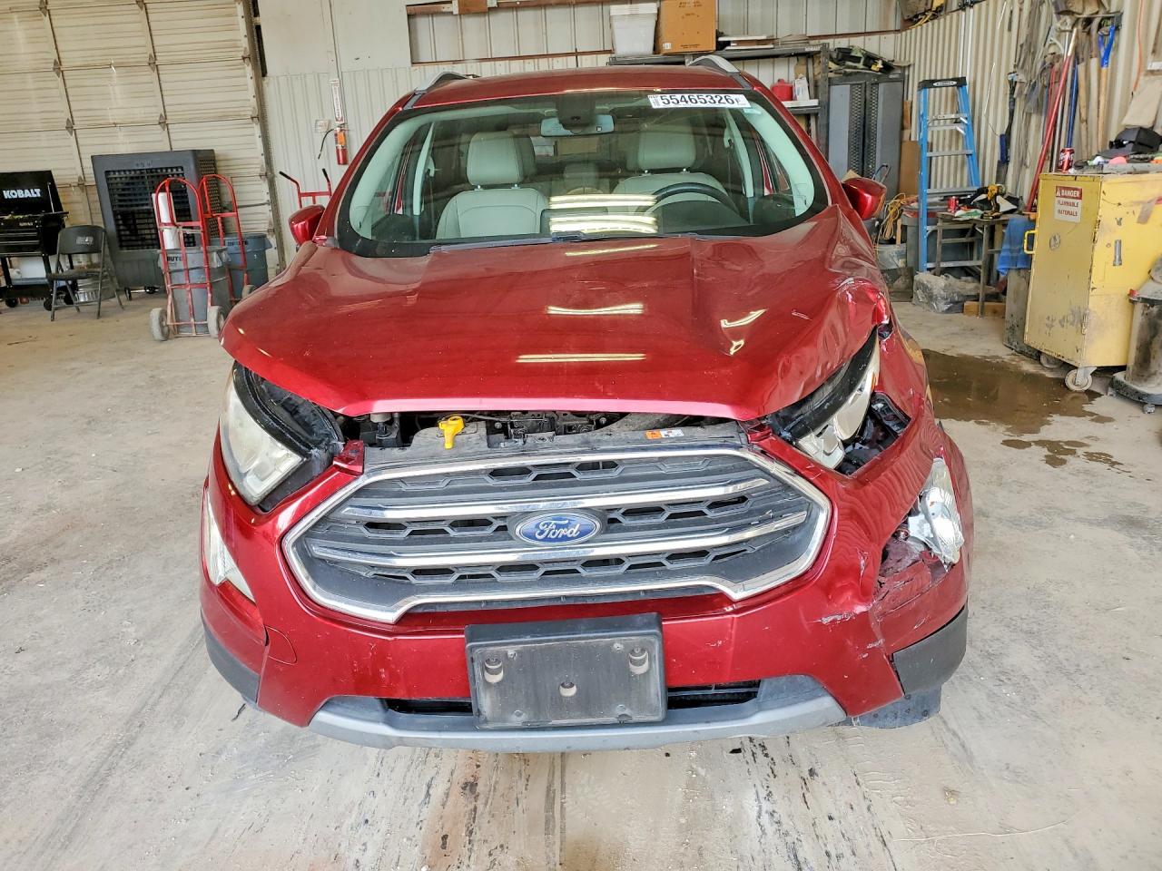 2021 Ford Ecosport Titanium Burgundy vin: MAJ6S3KL6MC407358