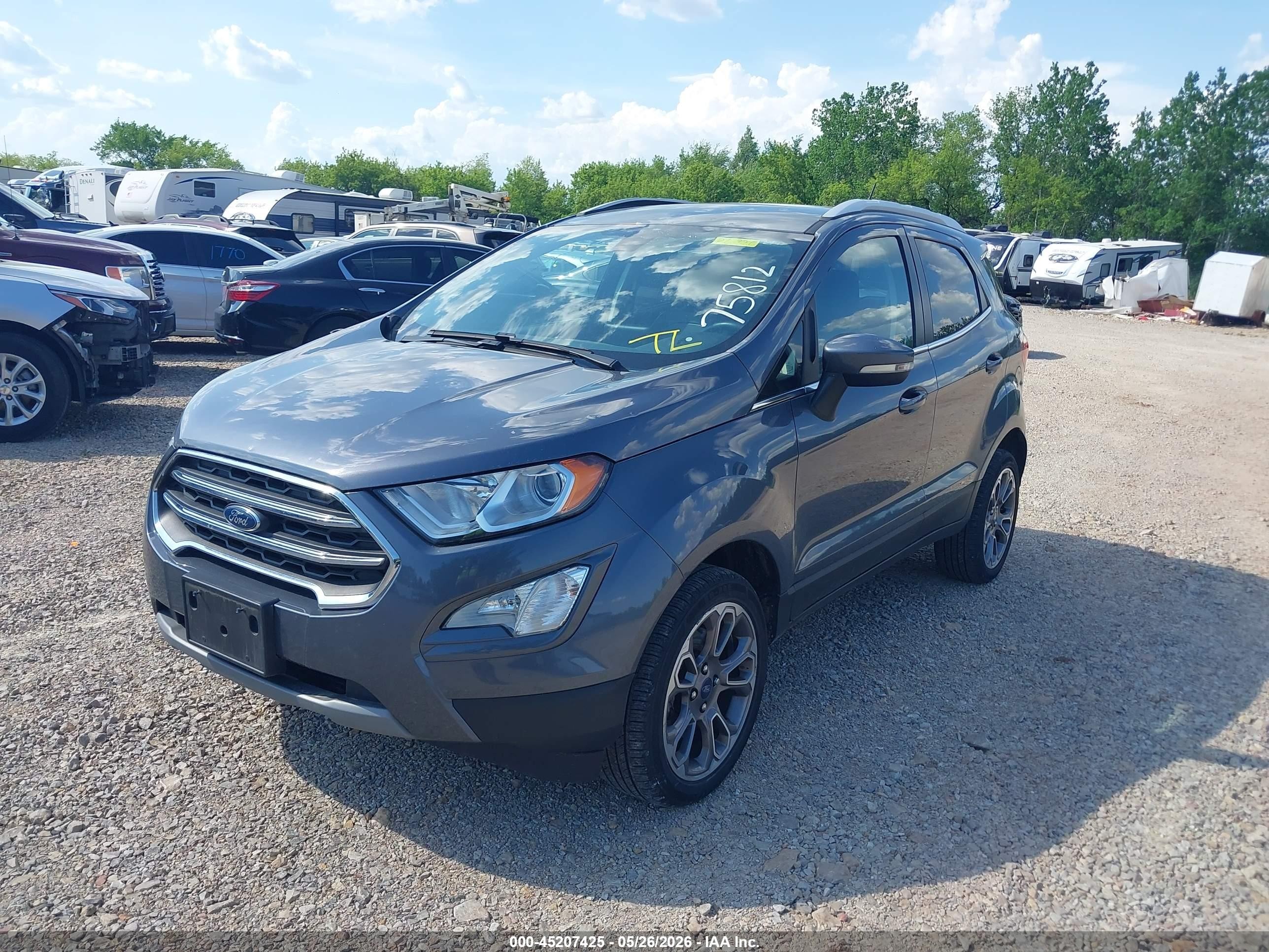 2021 Ford Ecosport Titanium Black vin: MAJ6S3KL9MC400517