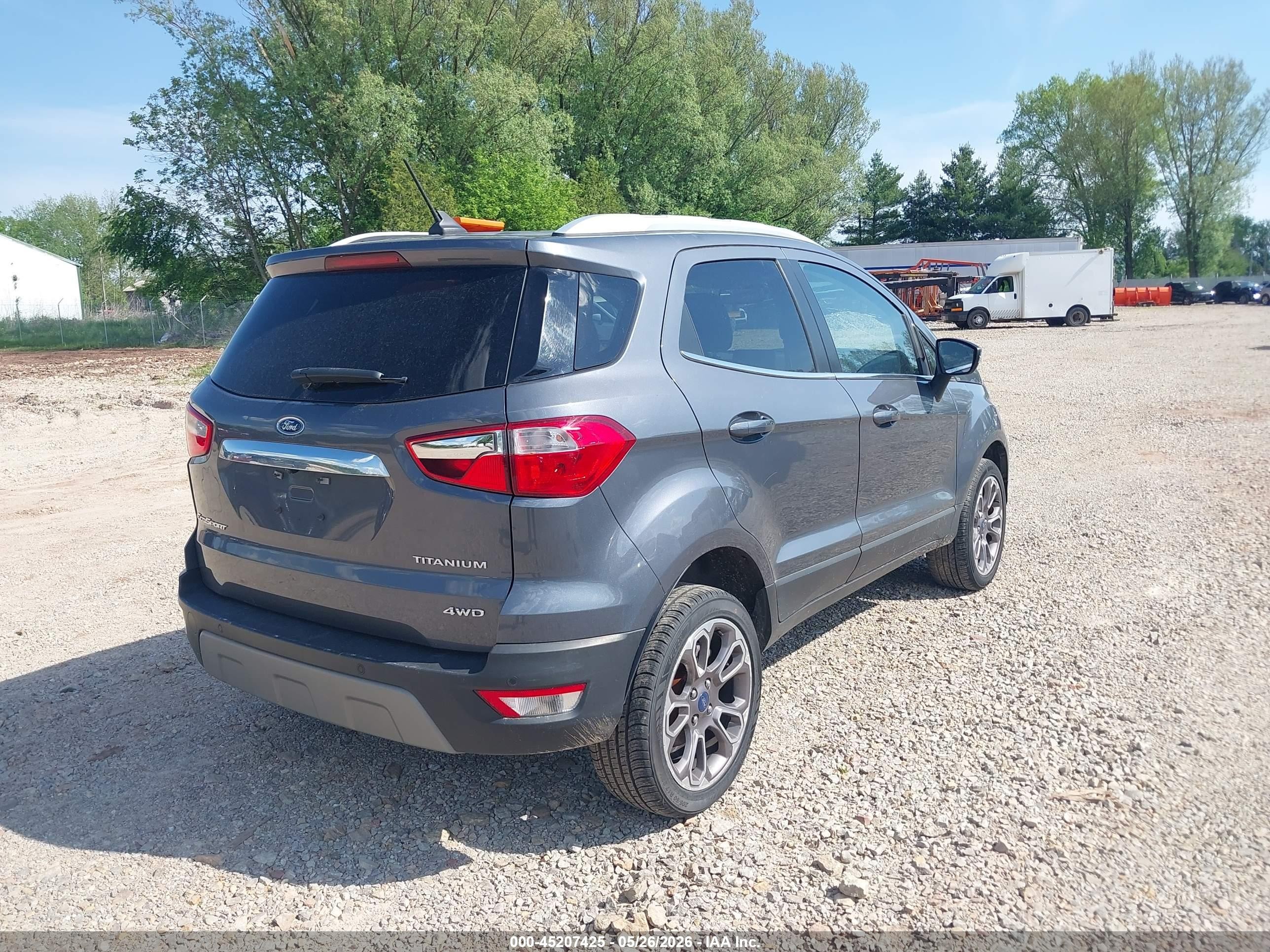 2021 Ford Ecosport Titanium Black vin: MAJ6S3KL9MC400517