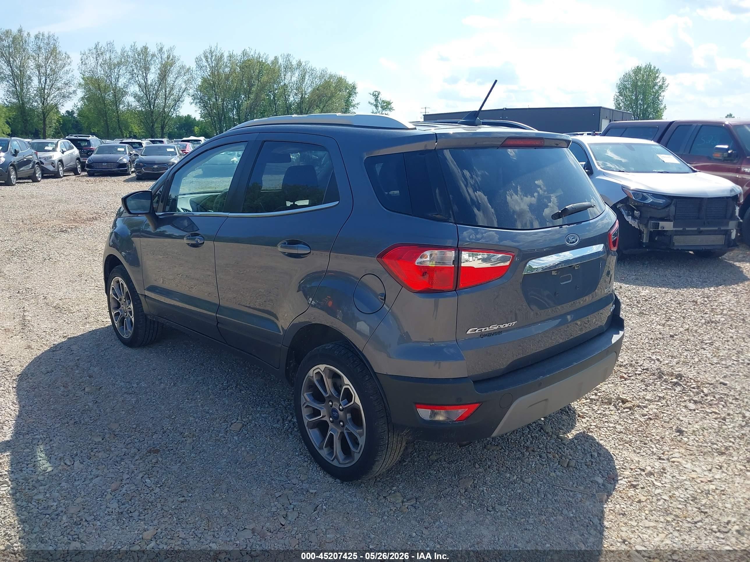 2021 Ford Ecosport Titanium Black vin: MAJ6S3KL9MC400517