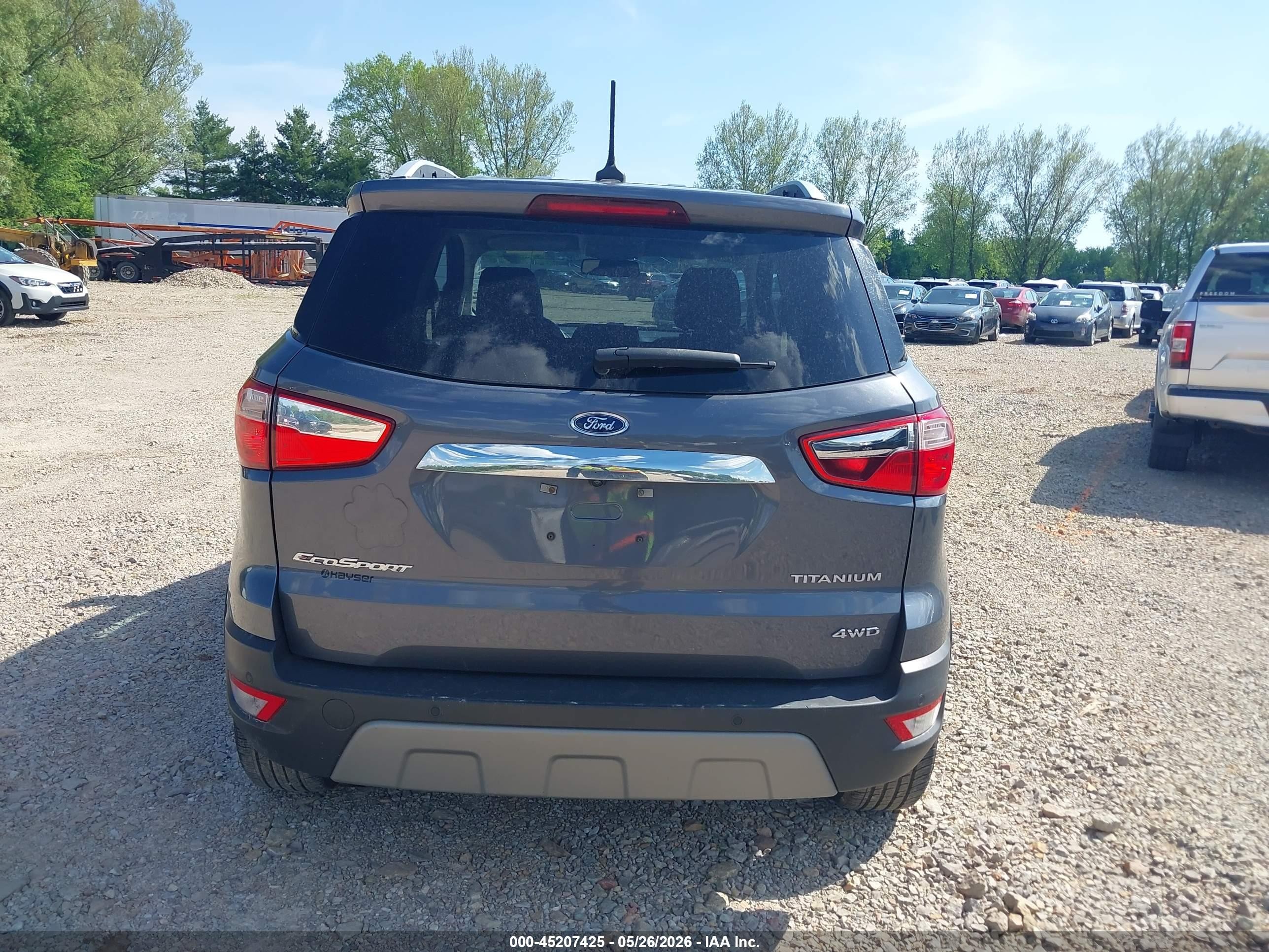 2021 Ford Ecosport Titanium Black vin: MAJ6S3KL9MC400517