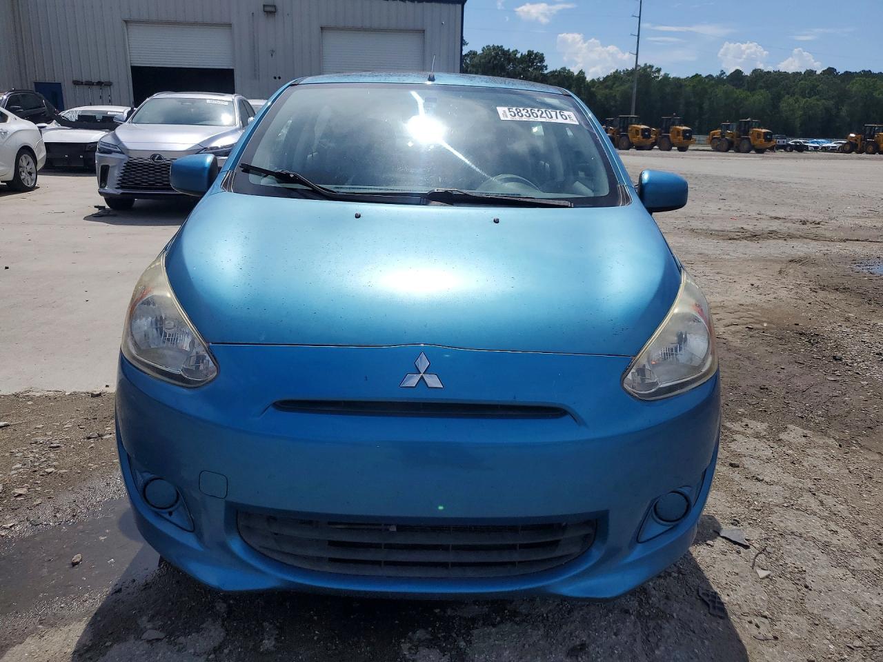 2014 Mitsubishi Mirage De Blue vin: ML32A3HJ0EH018109