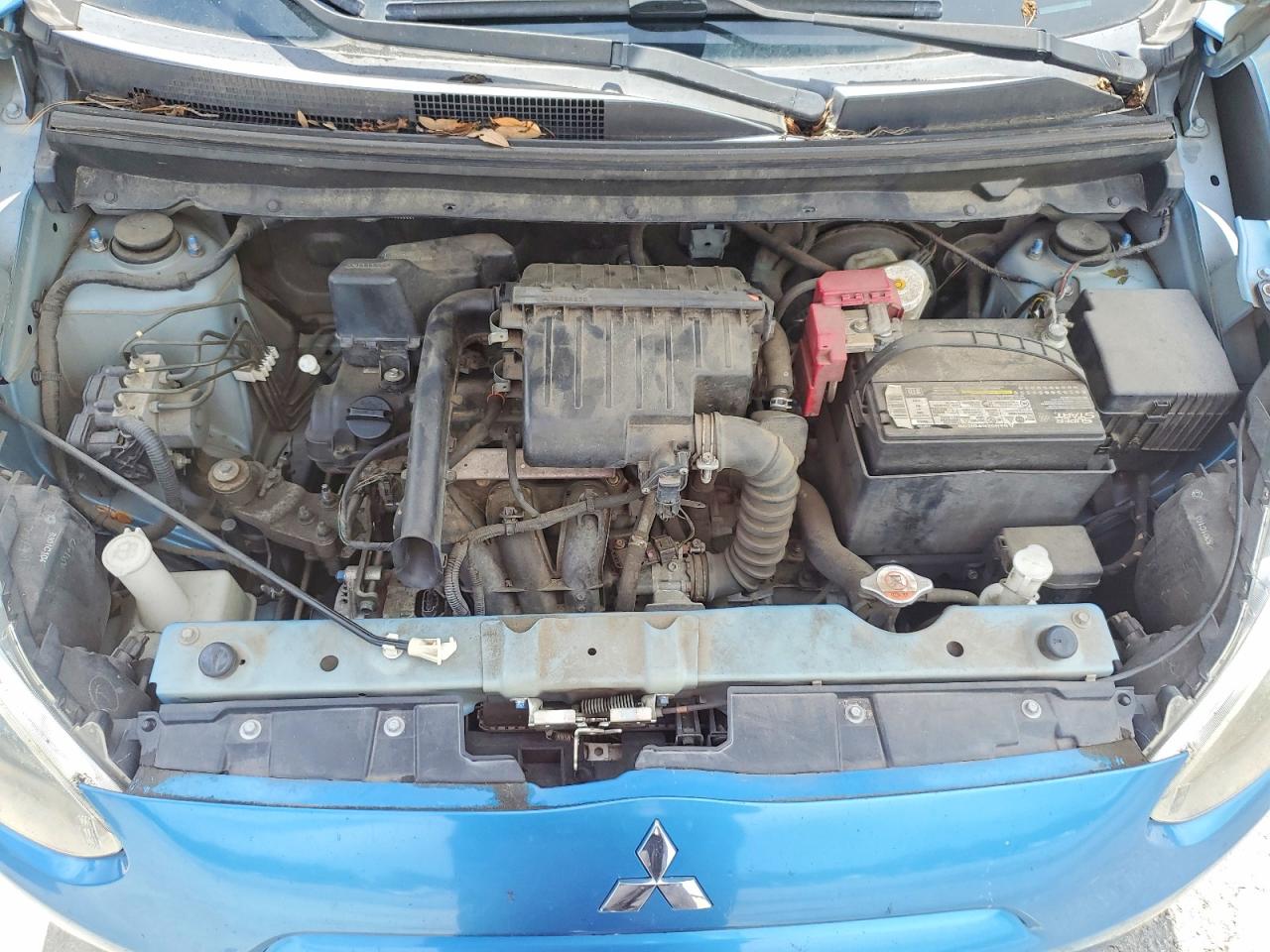 2014 Mitsubishi Mirage De Blue vin: ML32A3HJ0EH018109