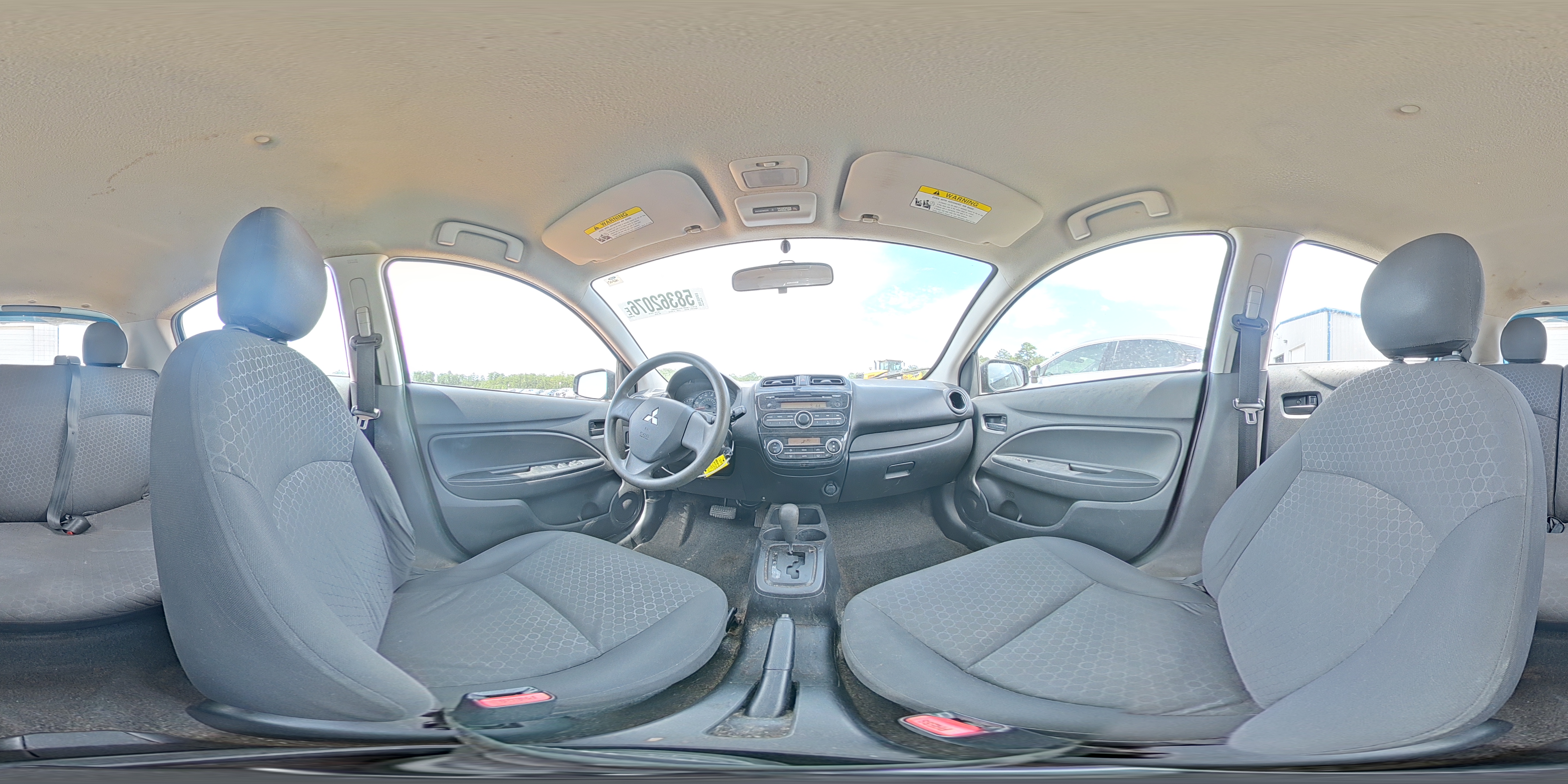 2014 Mitsubishi Mirage De Blue vin: ML32A3HJ0EH018109