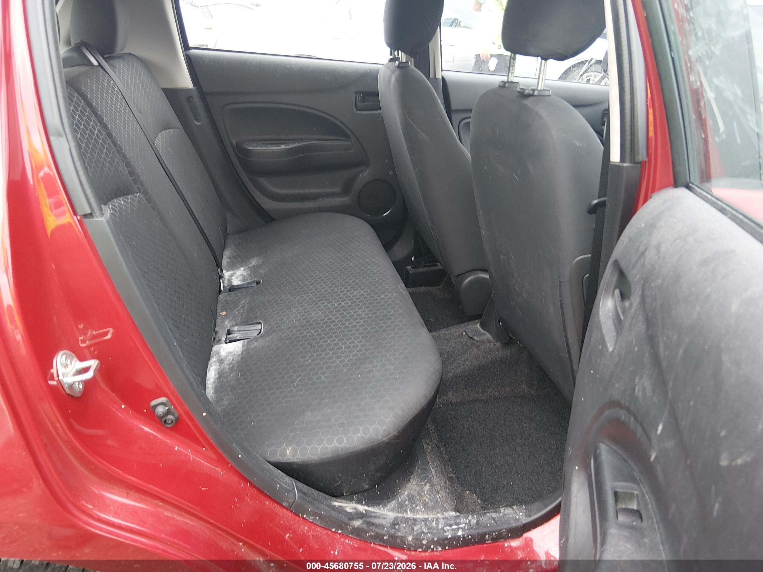 2014 Mitsubishi Mirage De Red vin: ML32A3HJ0EH022970