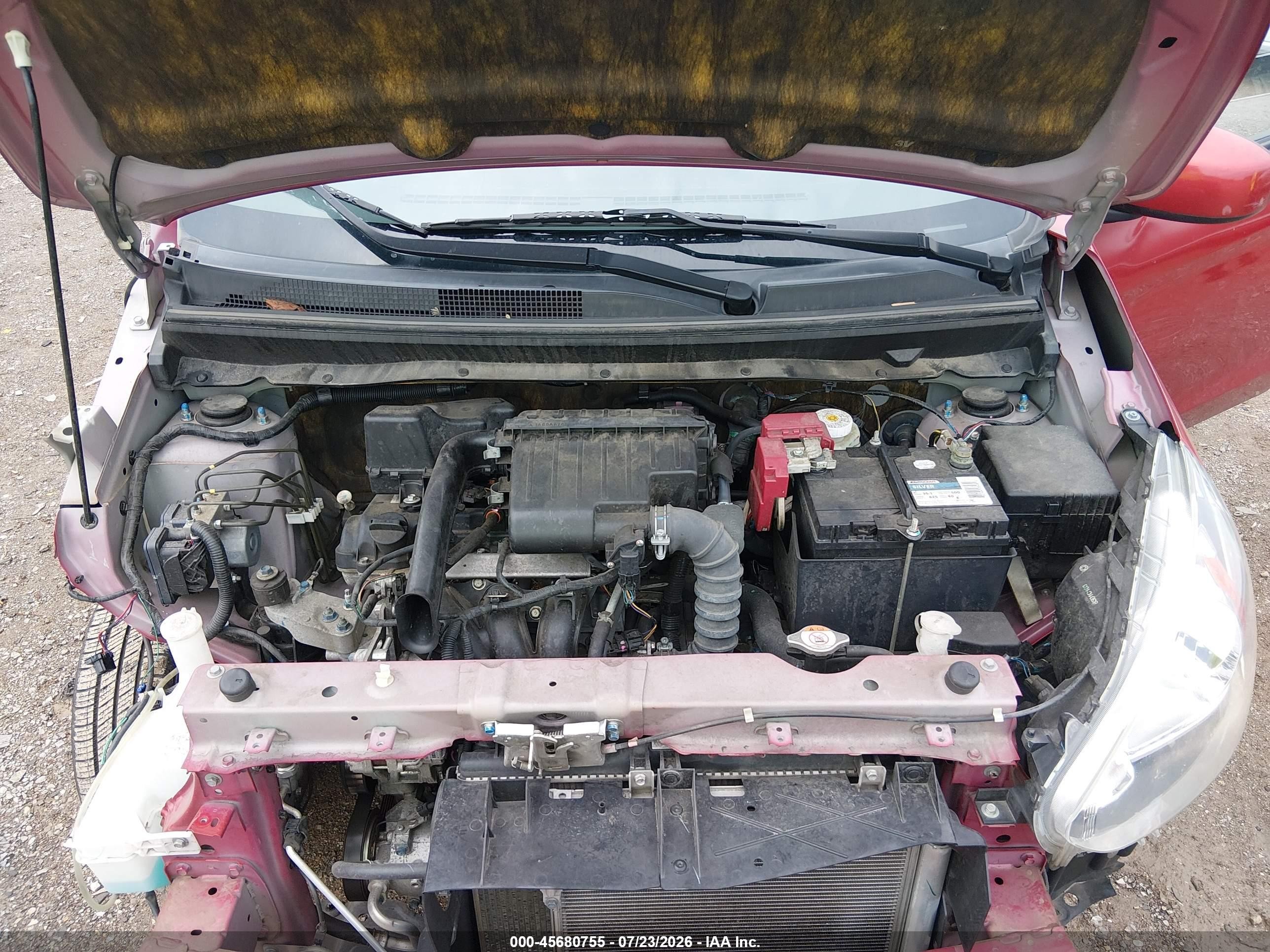 2014 Mitsubishi Mirage De Red vin: ML32A3HJ0EH022970