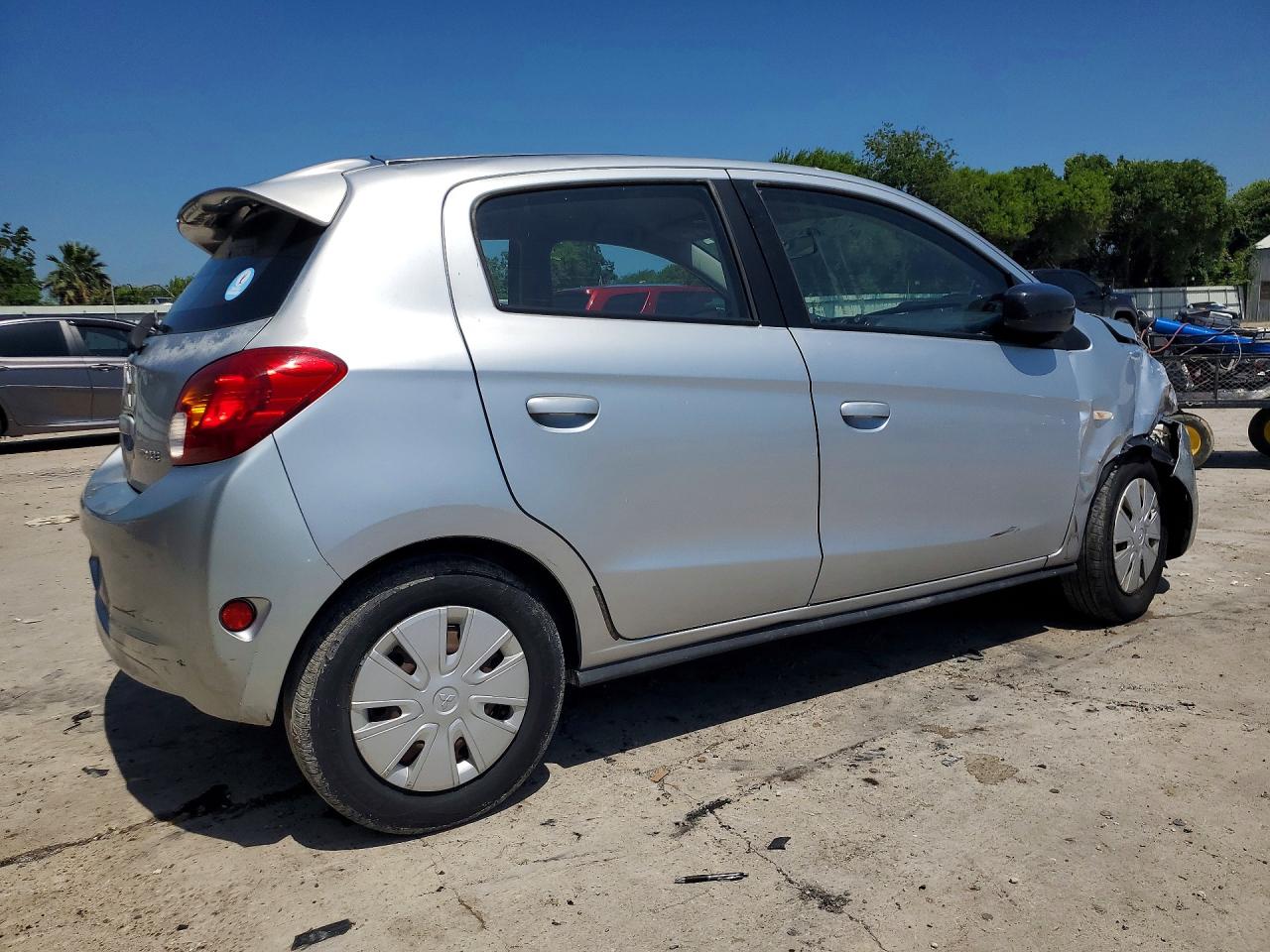 2014 Mitsubishi Mirage De Silver vin: ML32A3HJ0EH023777