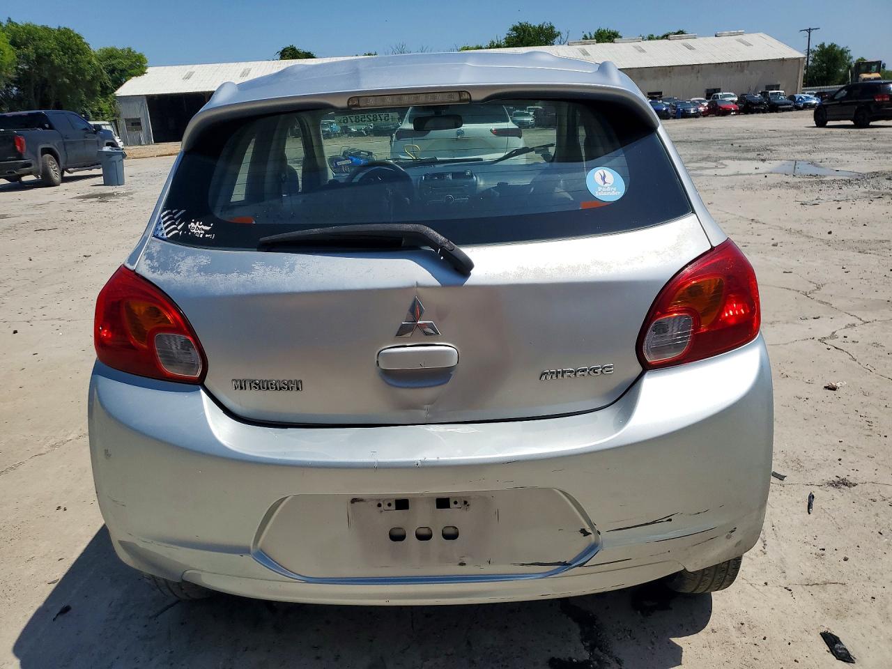 2014 Mitsubishi Mirage De Silver vin: ML32A3HJ0EH023777