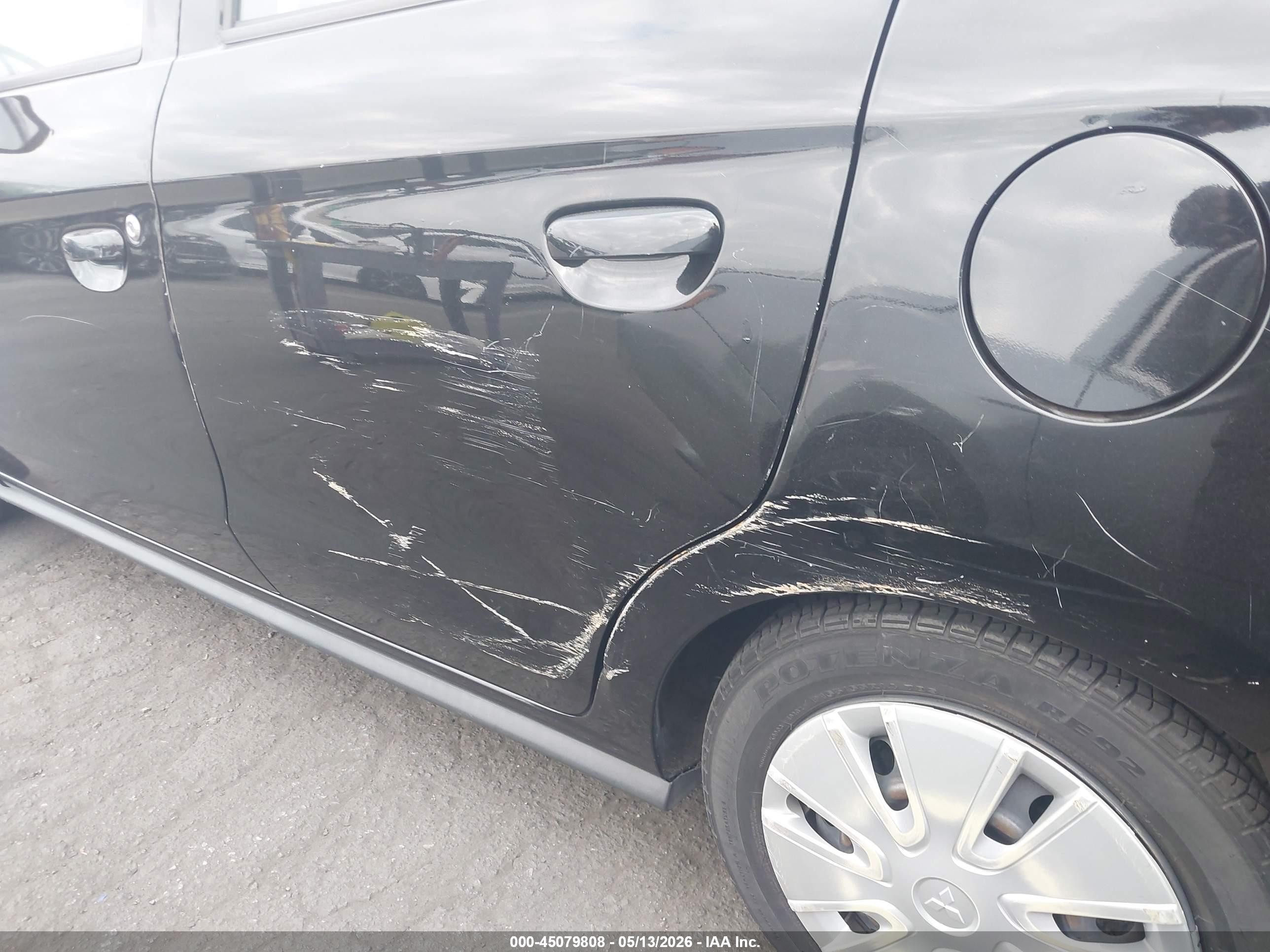 2015 Mitsubishi Mirage De Black vin: ML32A3HJ0FH014062