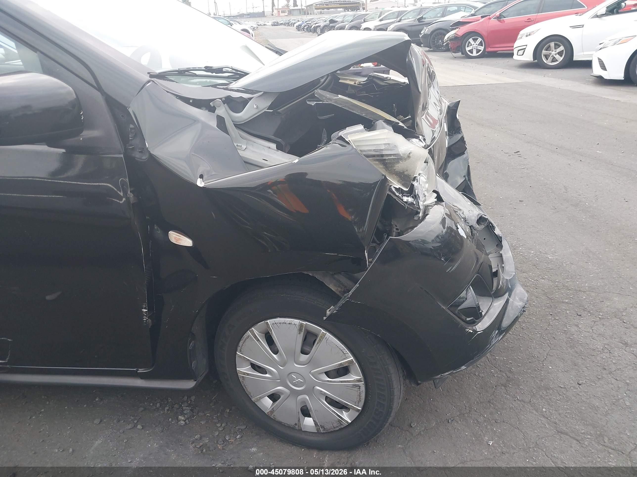 2015 Mitsubishi Mirage De Black vin: ML32A3HJ0FH014062