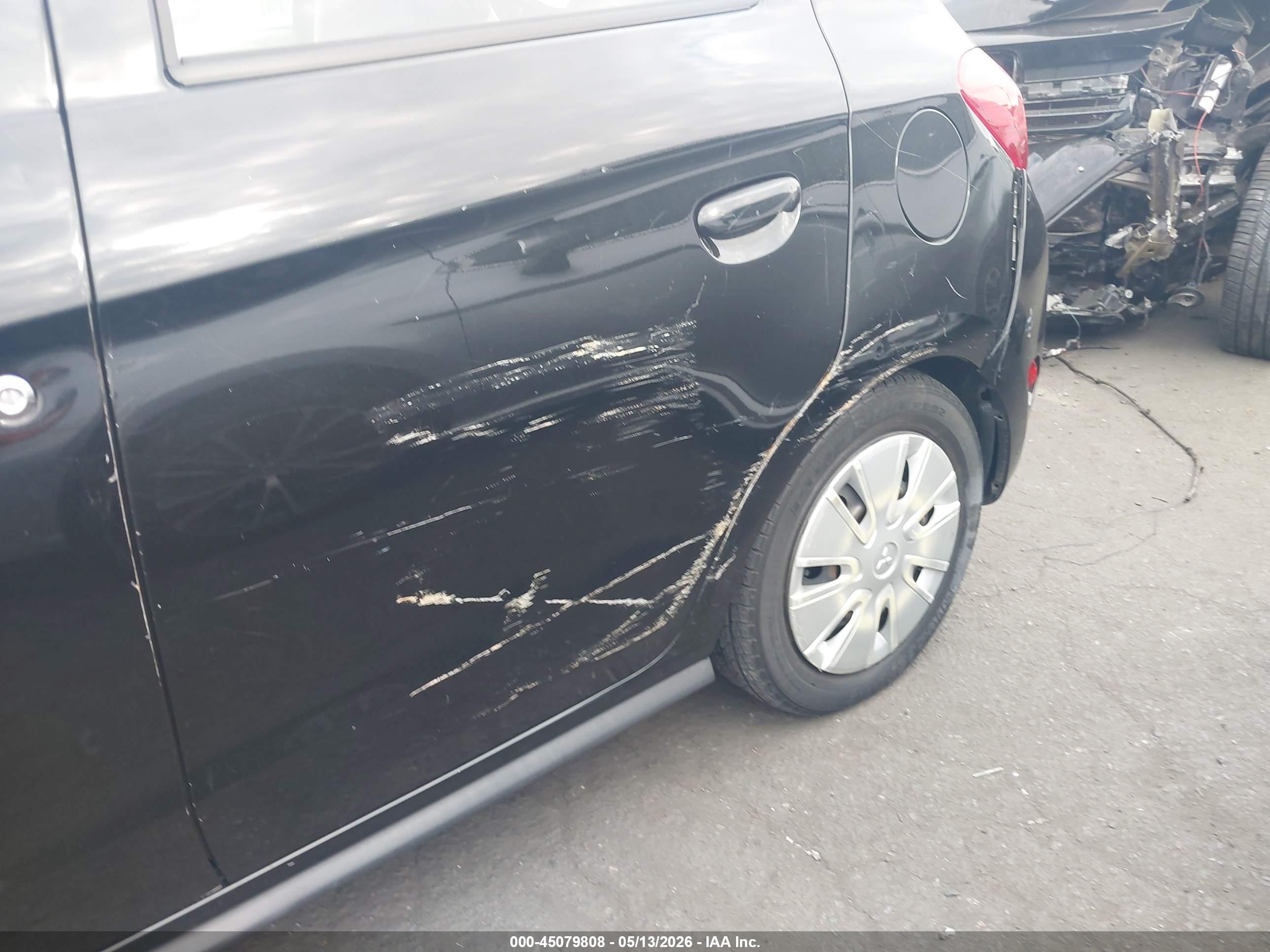 2015 Mitsubishi Mirage De Black vin: ML32A3HJ0FH014062